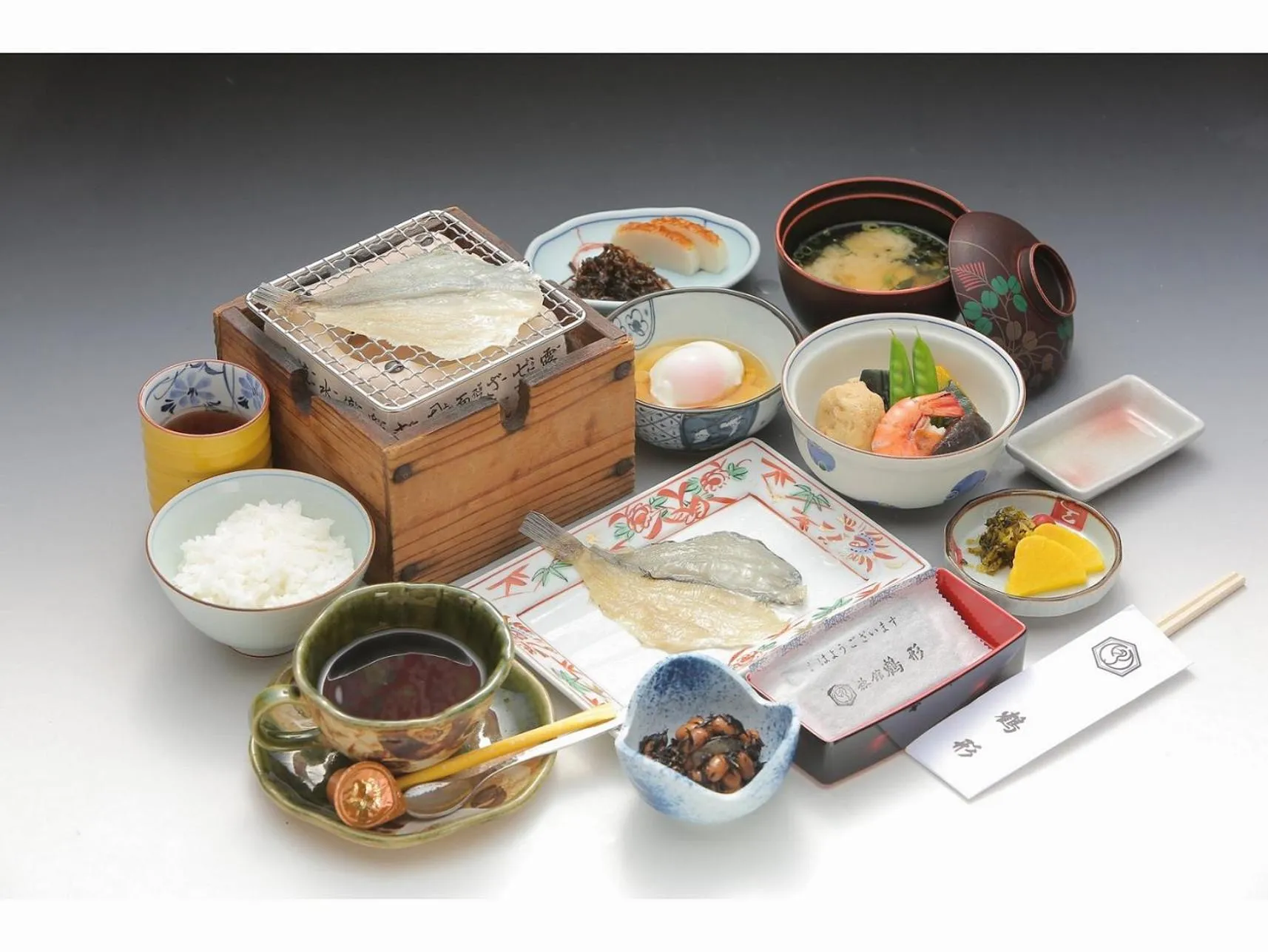 Breakfast in Ryori Ryokan Tsurugata