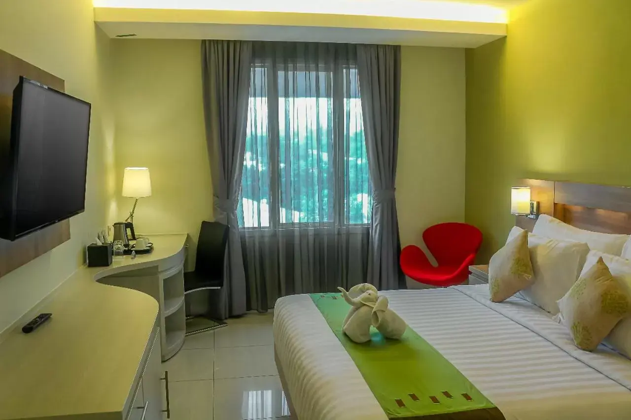 Bed in Patra Bandung Hotel