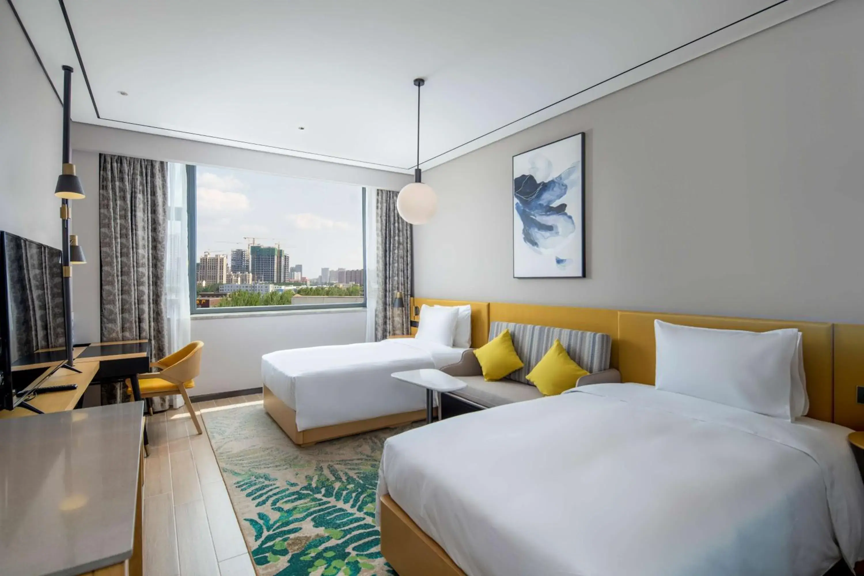 Bedroom, Bed in Hilton Garden Inn Changchun Economic Development Zone Bedroom, Bed in Hilton Garden Inn Changchun Economic Development Zone