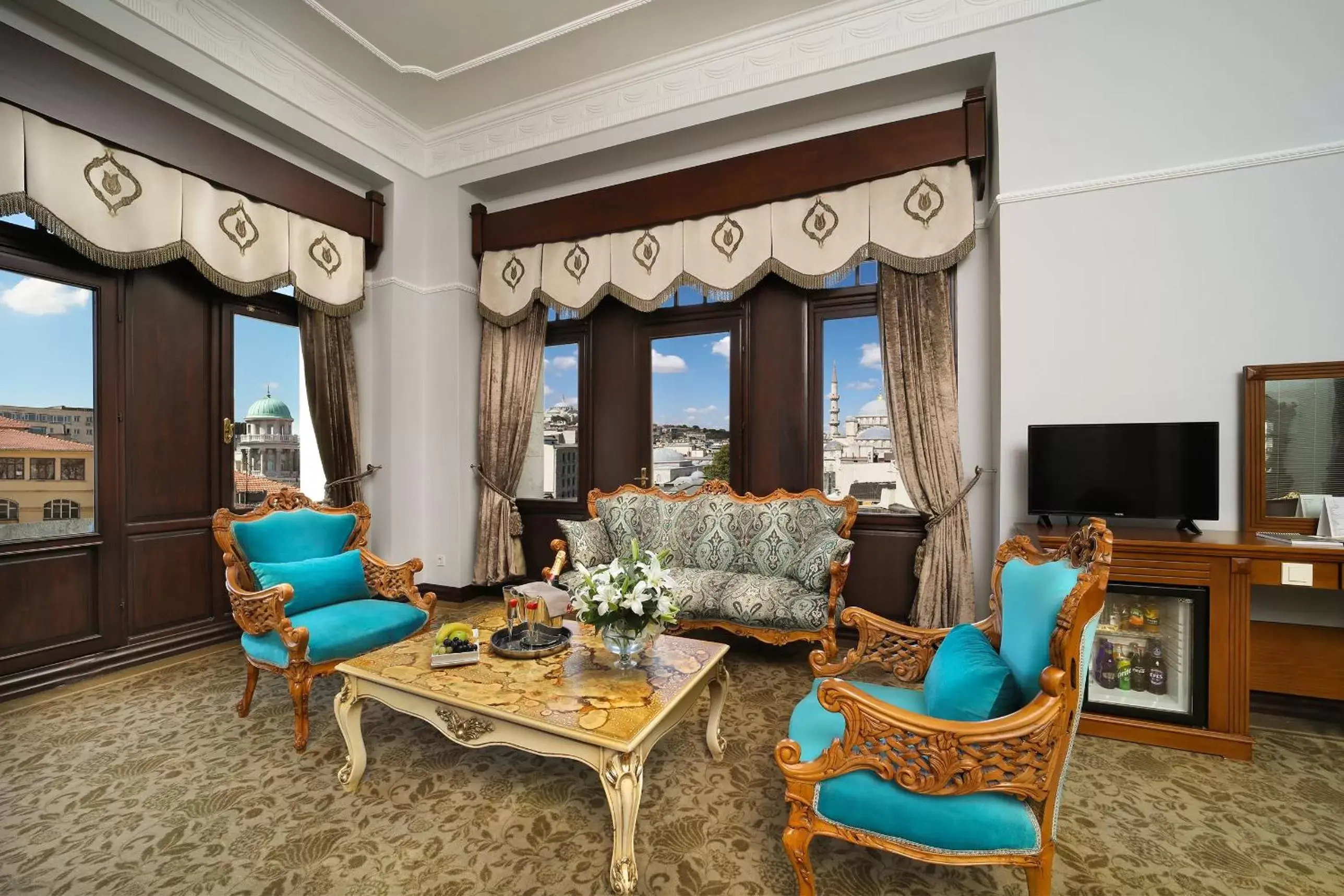 Seating Area in Legacy Ottoman Hotel