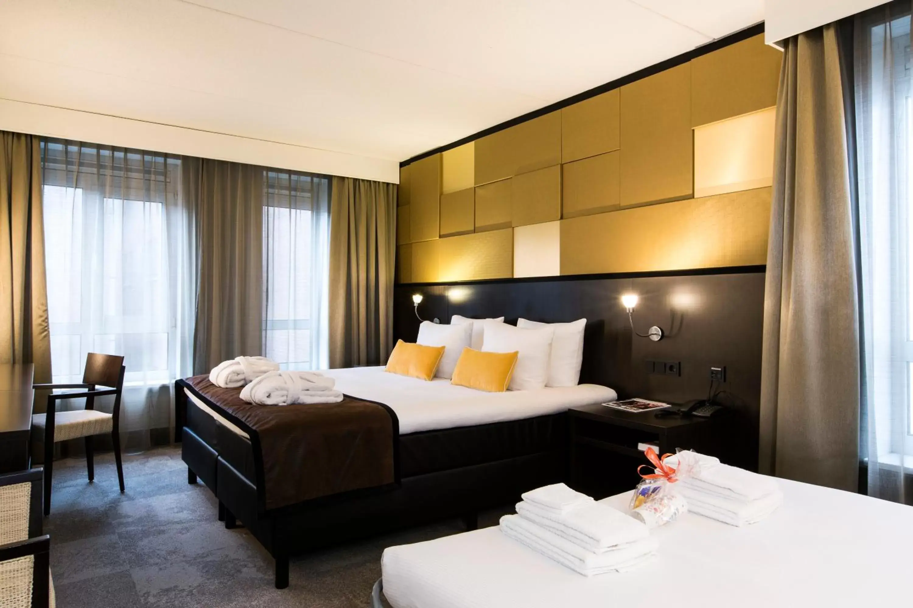 Photo of the whole room, Bed in Oranje Hotel Leeuwarden