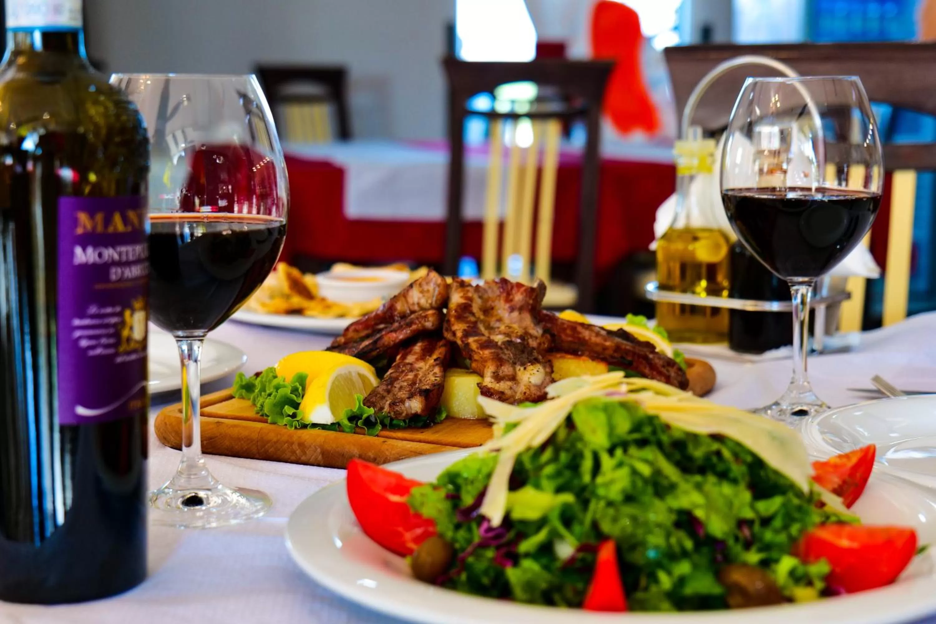 Food and drinks in LORD Hotel