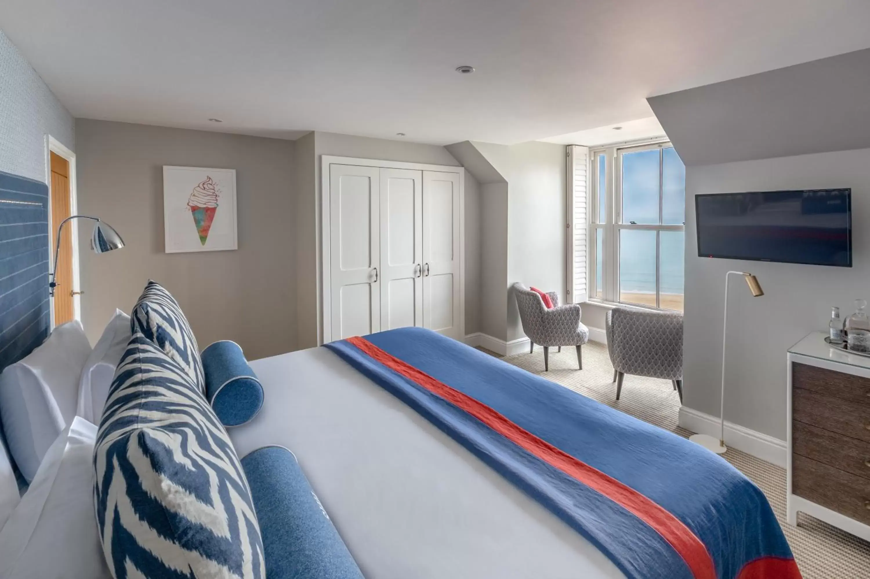 Family Room with Sea View in Harbour Hotel St Ives
