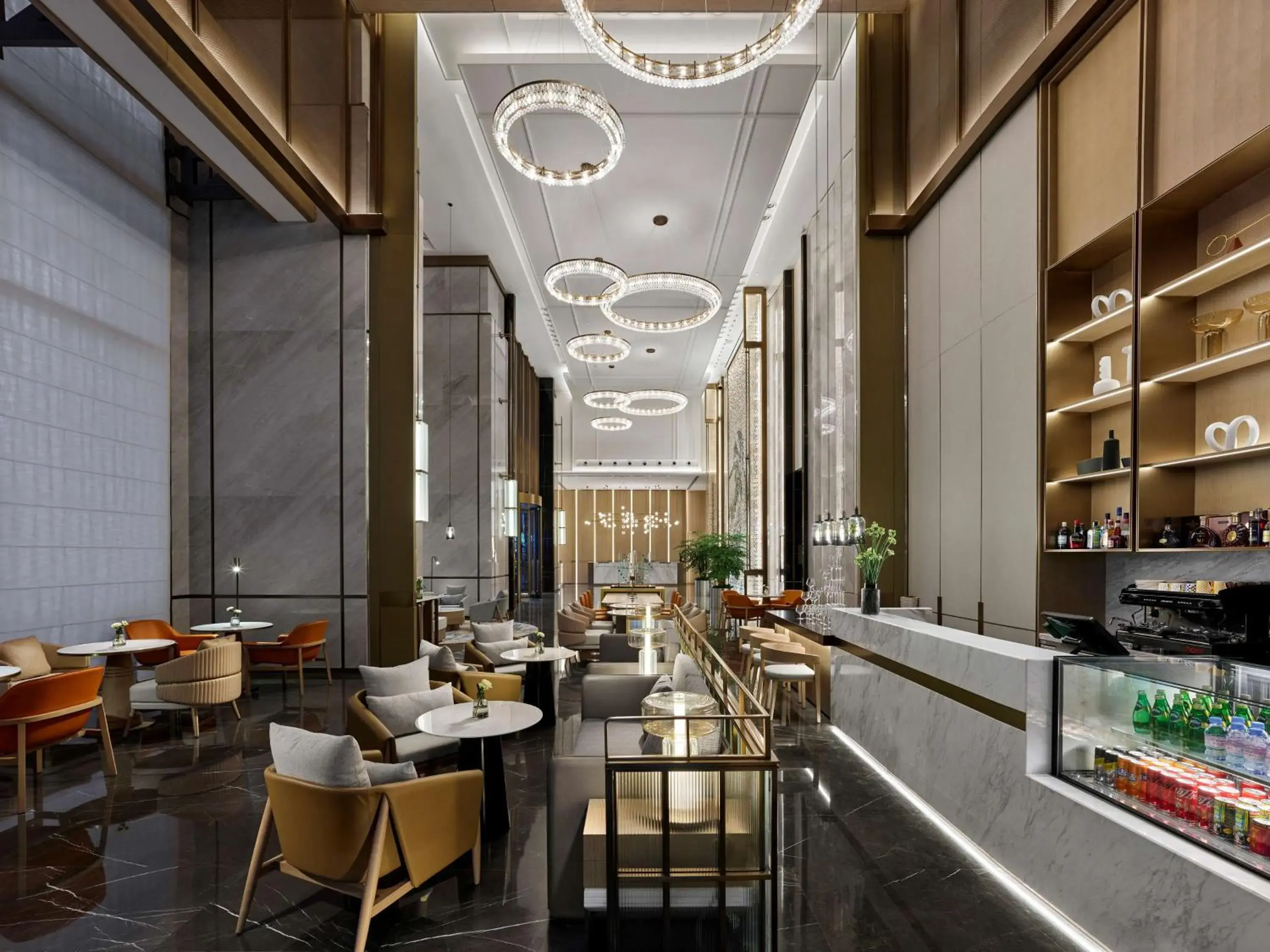 Lobby or reception, Restaurant/Places to Eat in DoubleTree By Hilton Chengdu Riverside