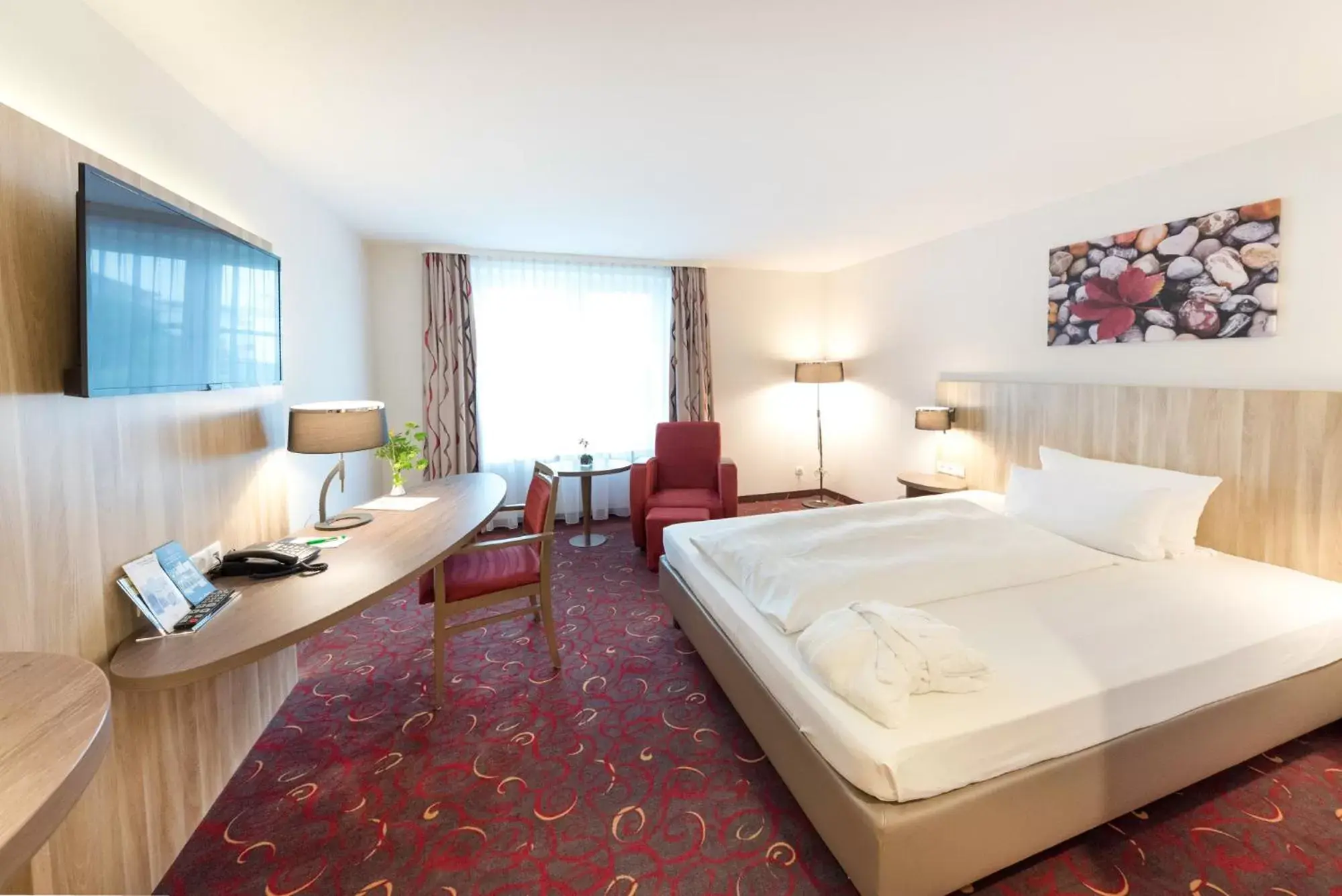 Bed in Hotel Alarun Bed in Hotel Alarun