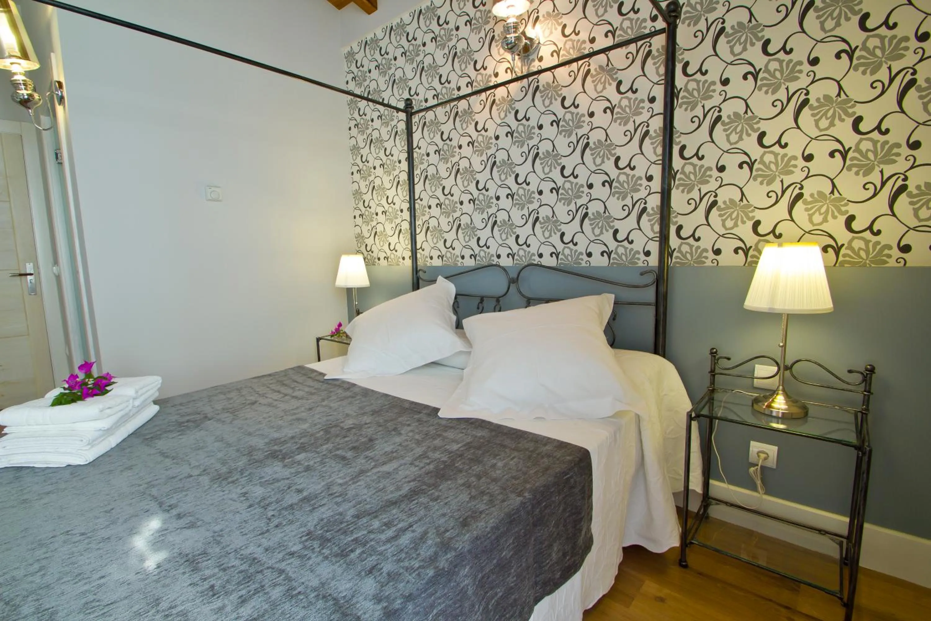 Bed in Villa Arce Hotel