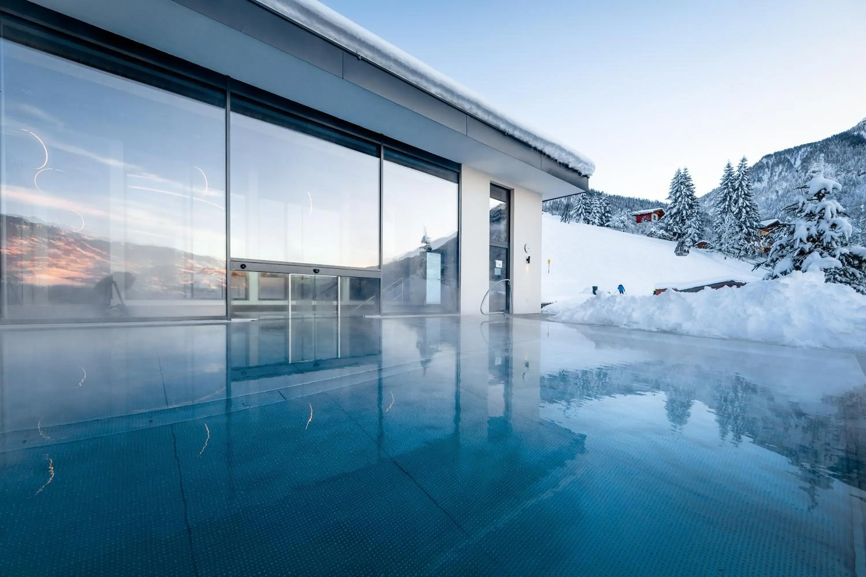 Winter, Swimming Pool in Alpina Family, Spa & Sporthotel