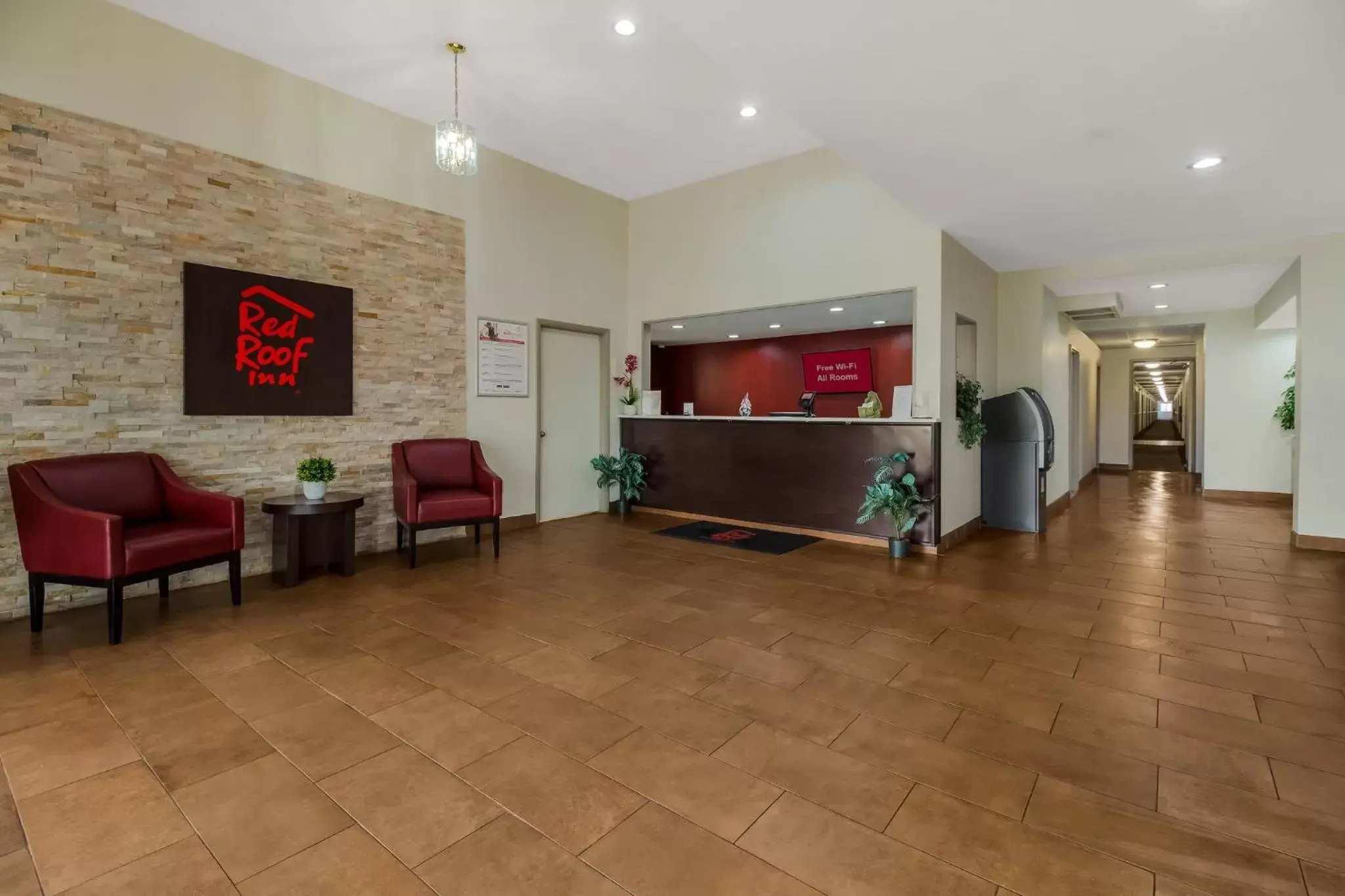 Lobby or reception, Lobby/Reception in Red Roof Inn New Stanton