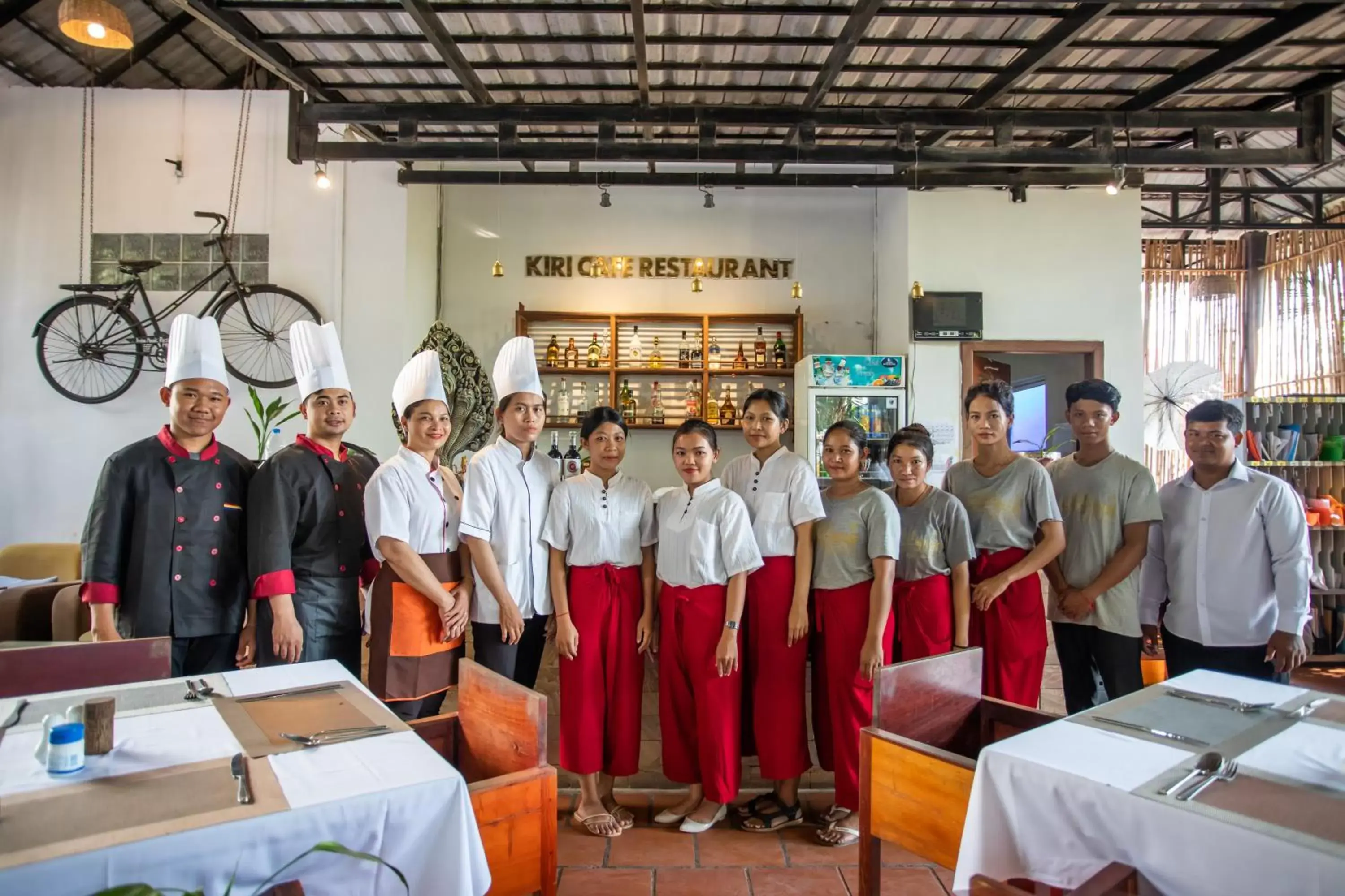 Staff in Indra Porak Residence Hotel