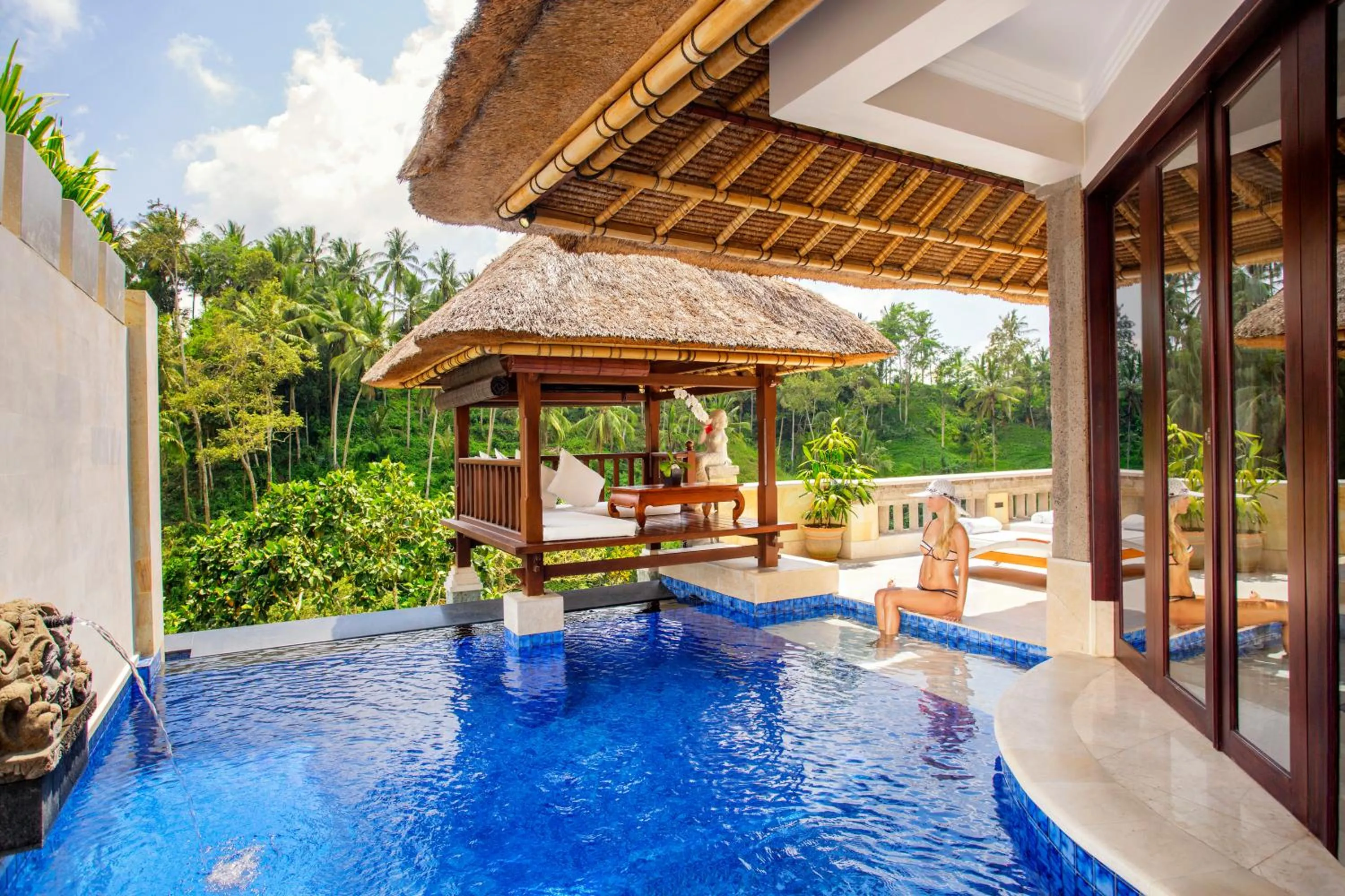 Swimming pool in Viceroy Bali