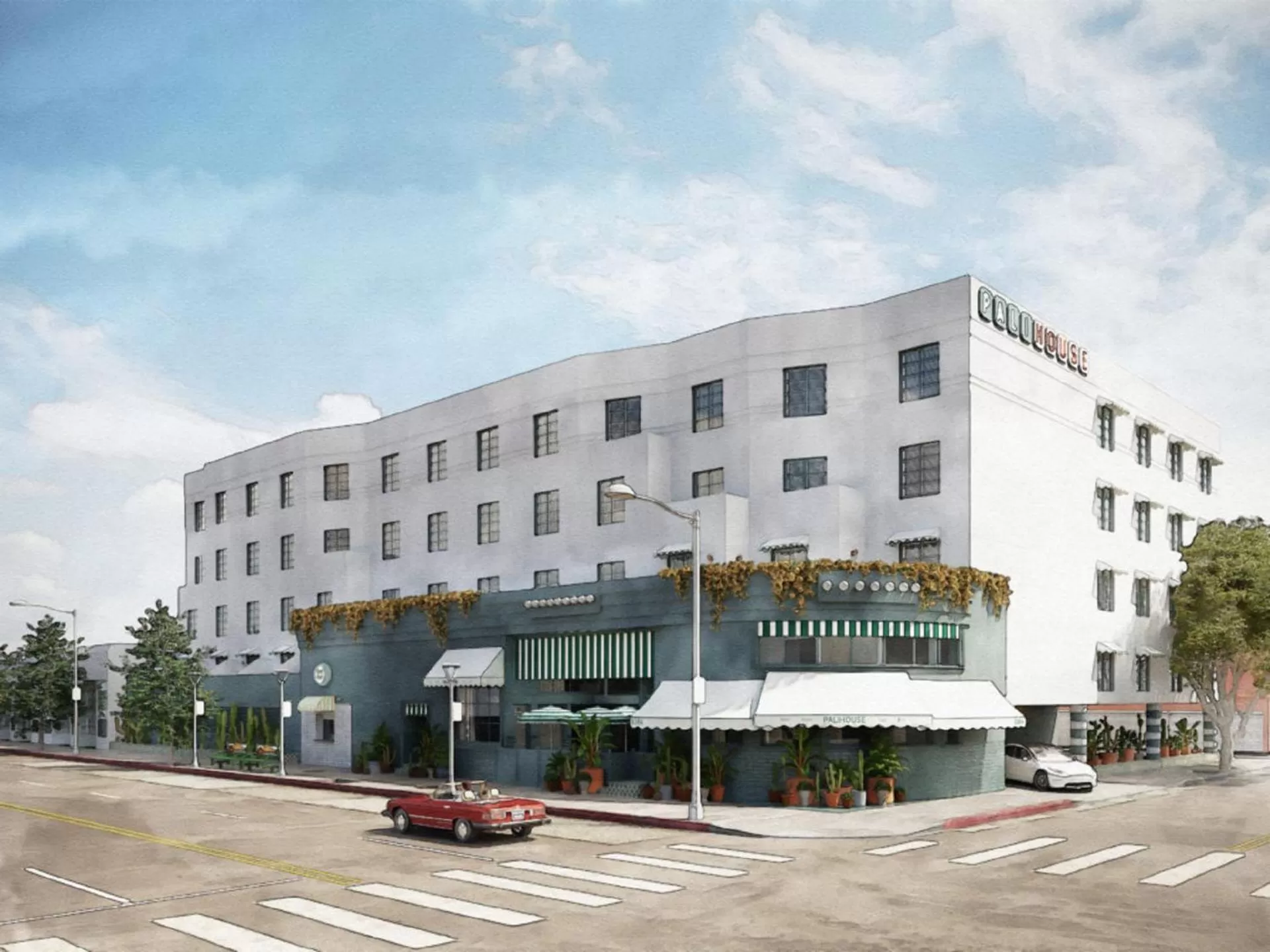 Property building in Palihouse West Hollywood at Beverly Hills