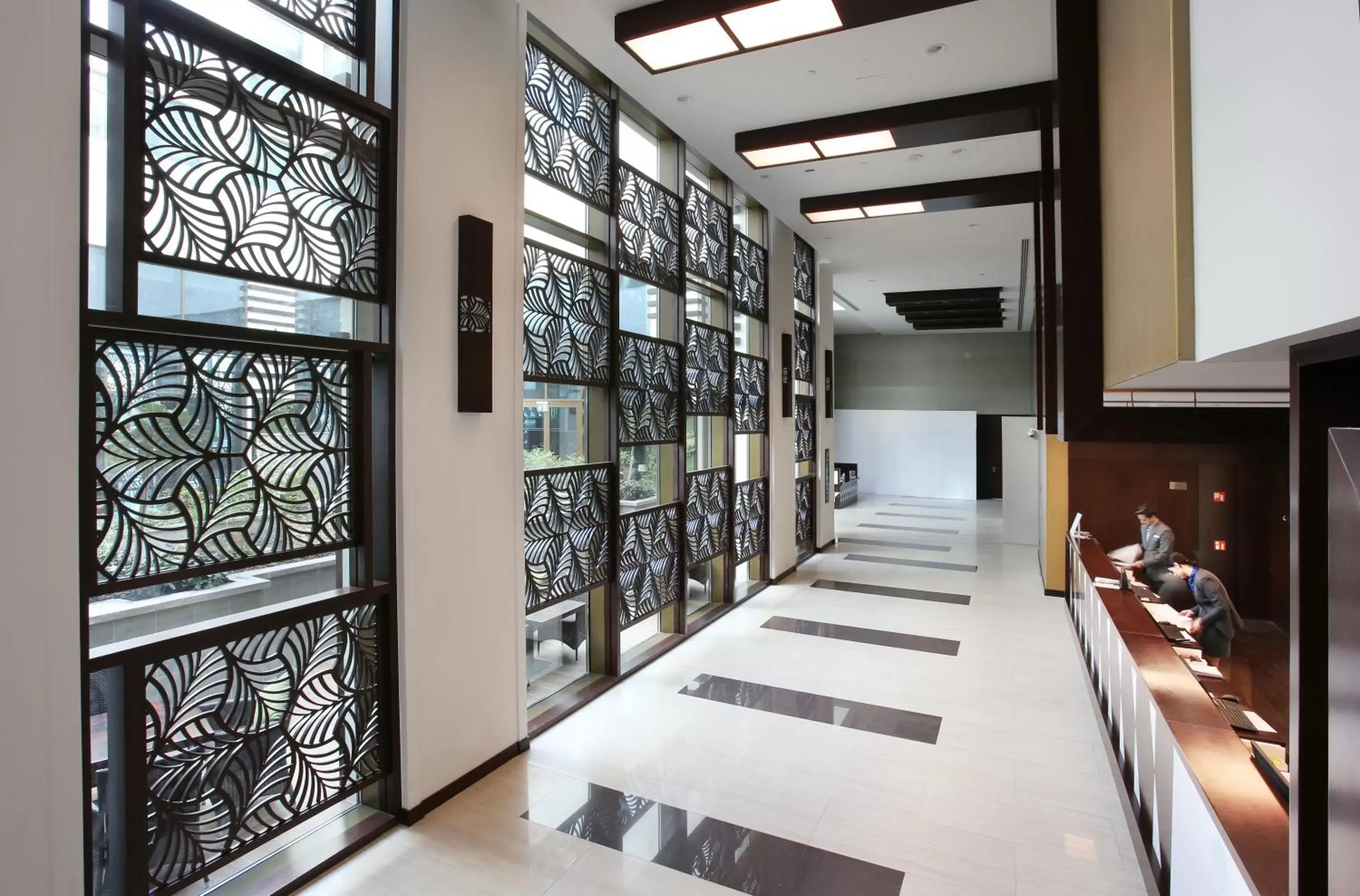 Lobby or reception in Metropolitan Hotel Dubai Lobby or reception in Metropolitan Hotel Dubai