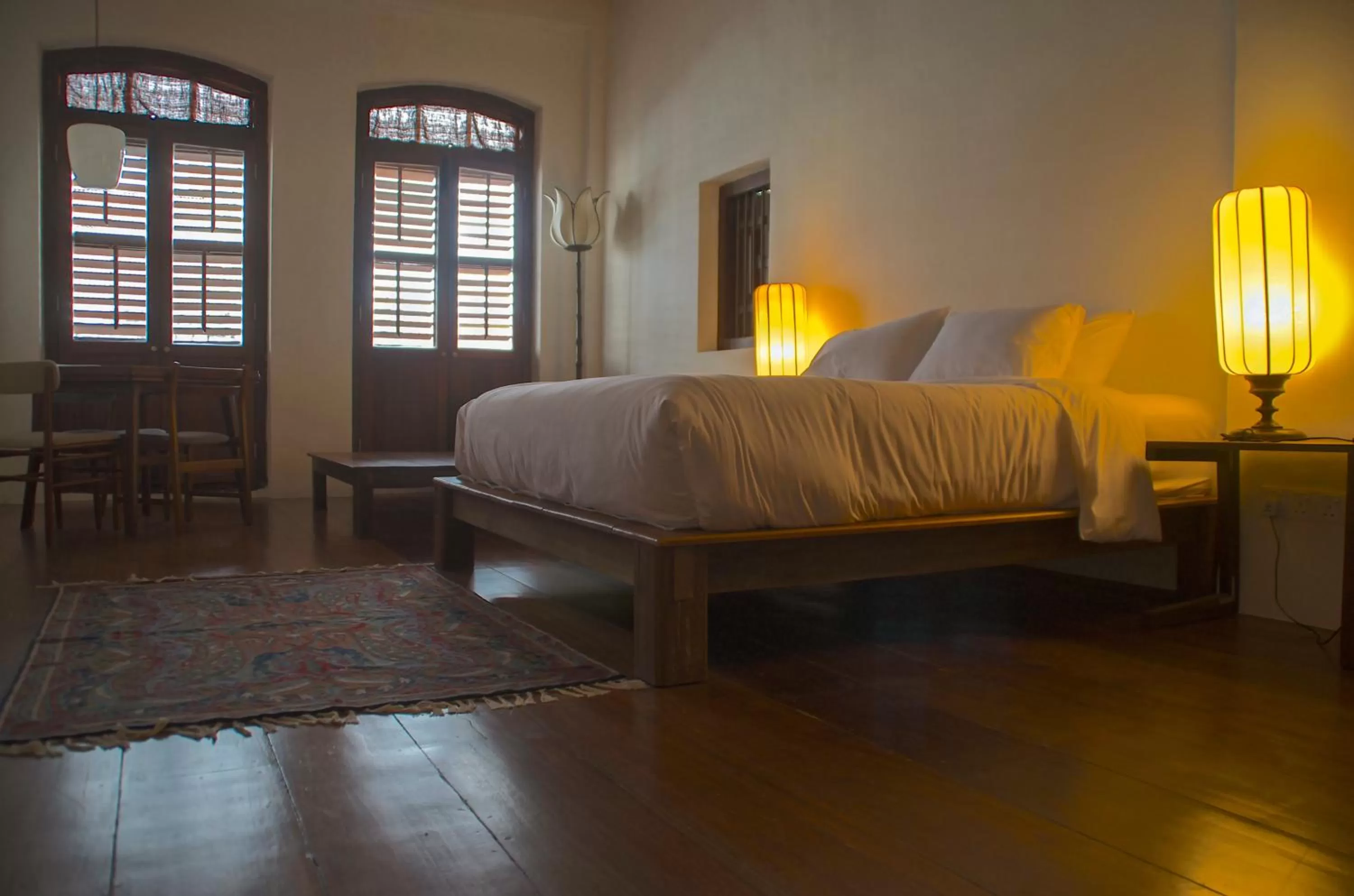 Decorative detail, Bed in Ren I Tang Heritage Inn