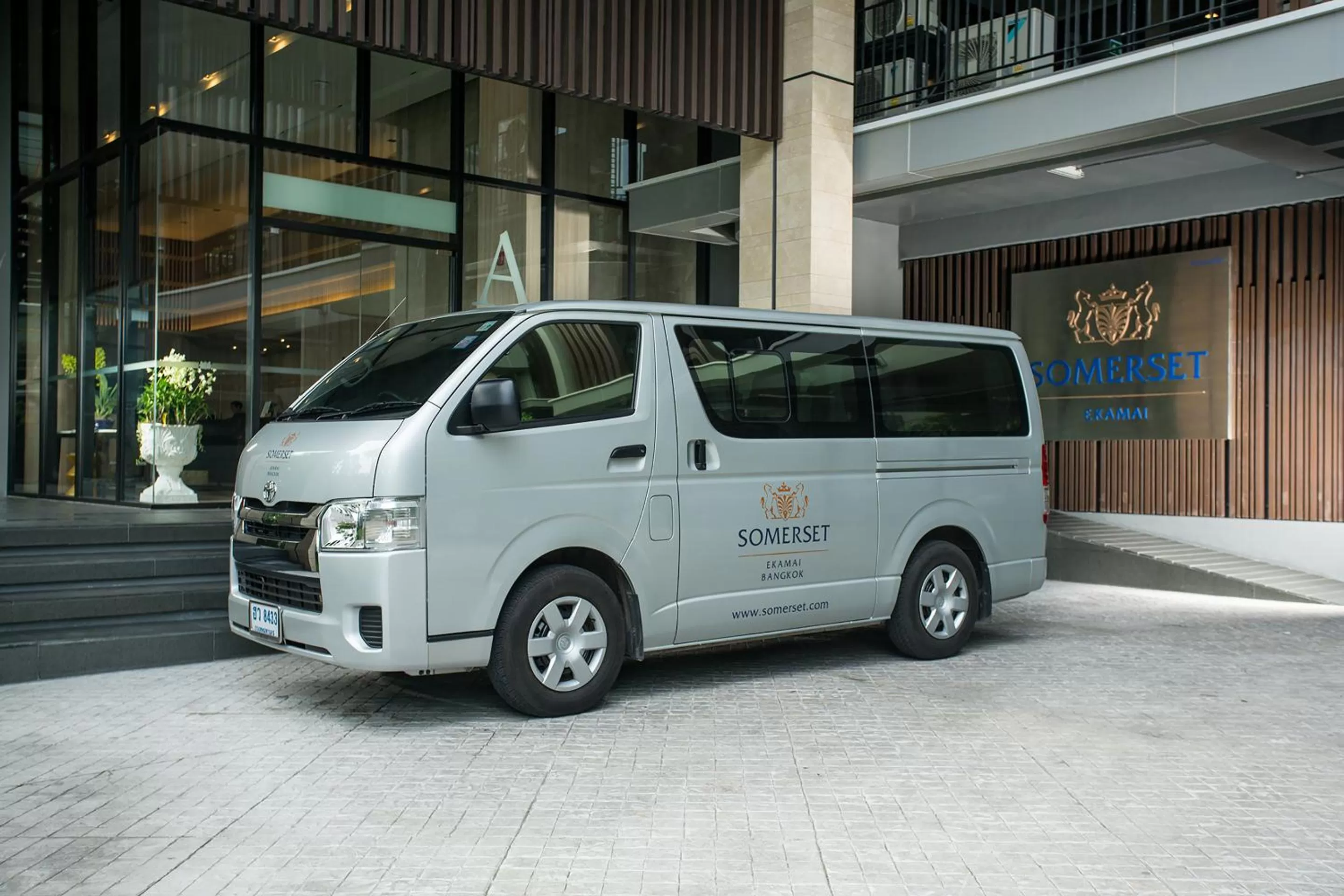 Facade/entrance in Somerset Ekamai Bangkok