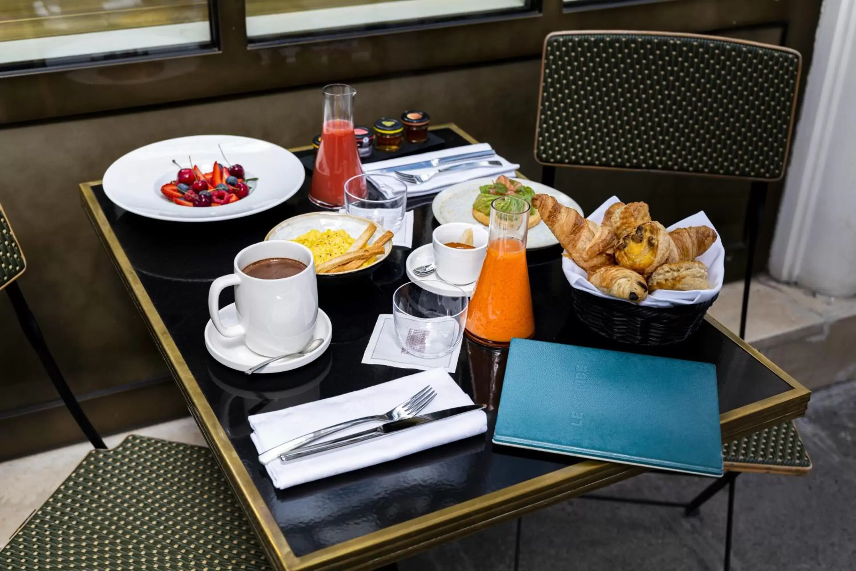 Breakfast in Sofitel Le Scribe Paris Opera Breakfast in Sofitel Le Scribe Paris Opera