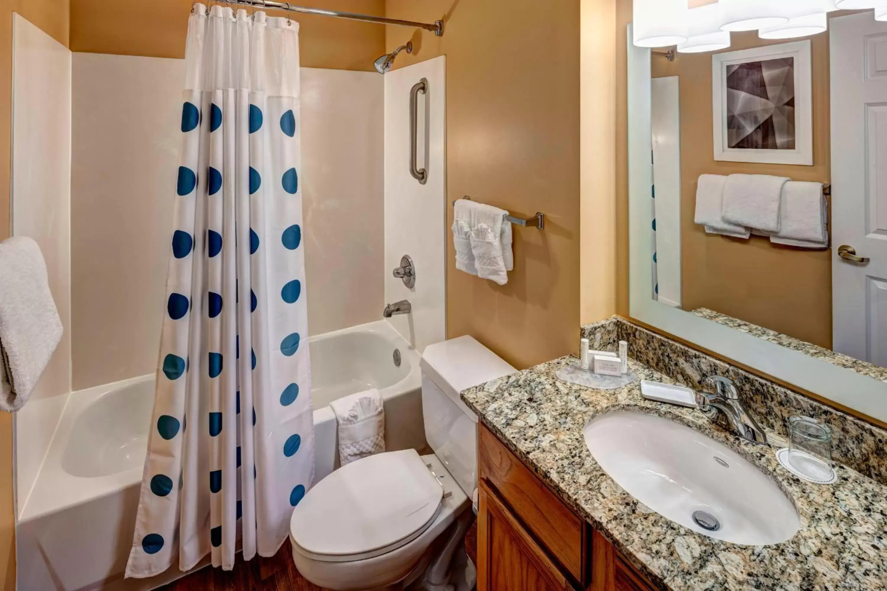 Bathroom in TownePlace Suites Dallas Las Colinas