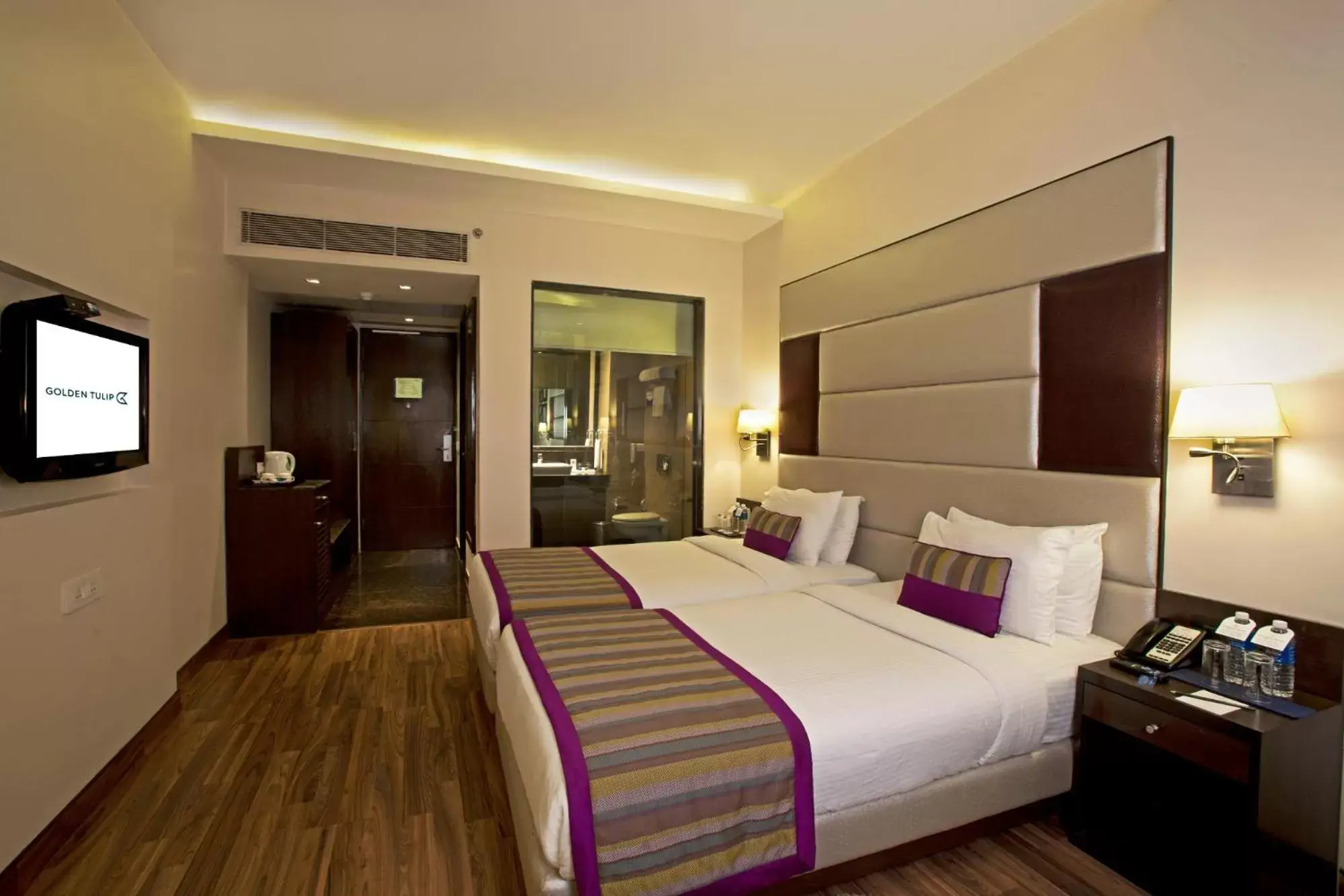 Mountain view, Bed in Golden Tulip Chandigarh, Panchkula