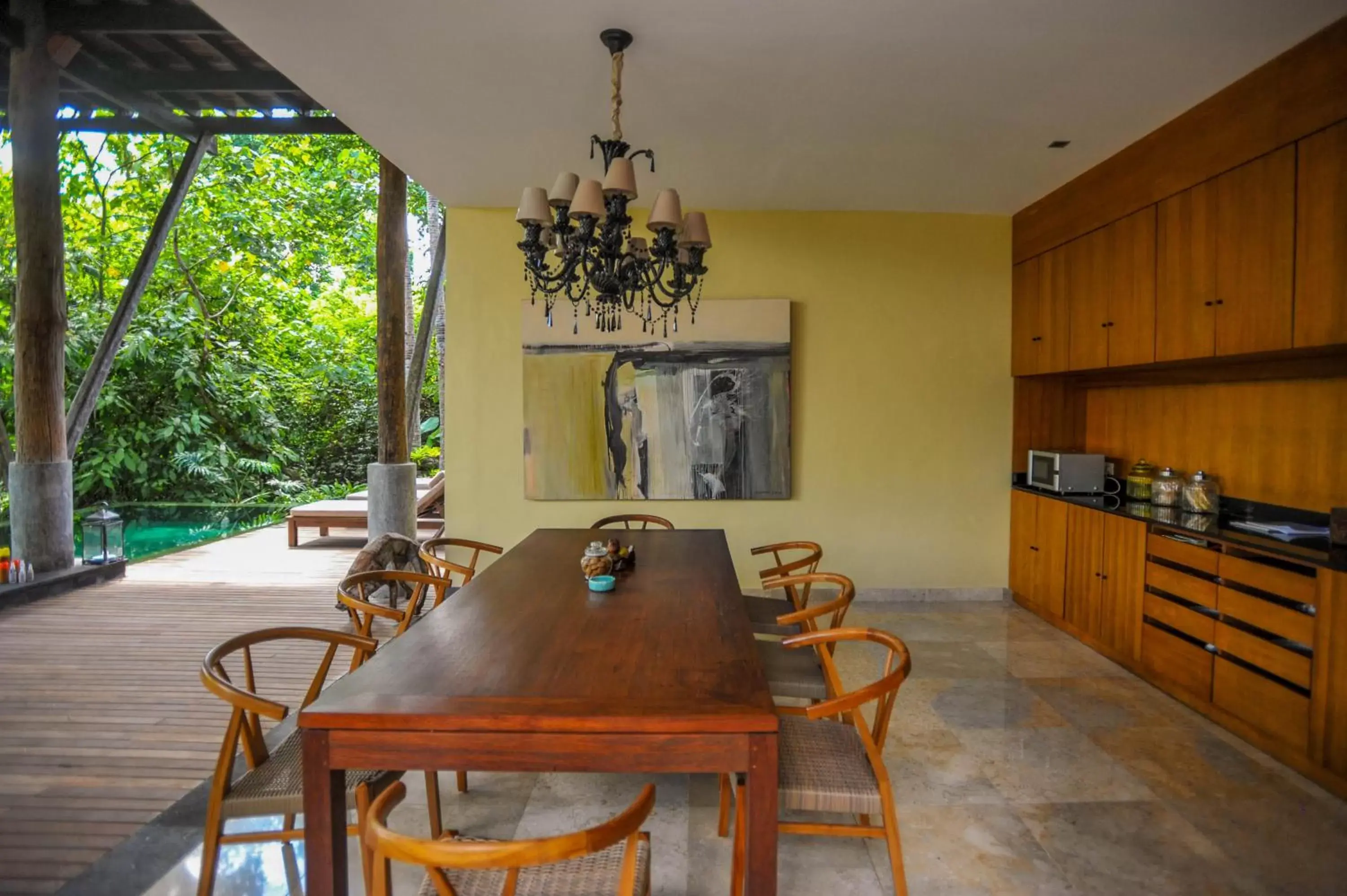 Seating area, Dining Area in Komaneka at Bisma Ubud