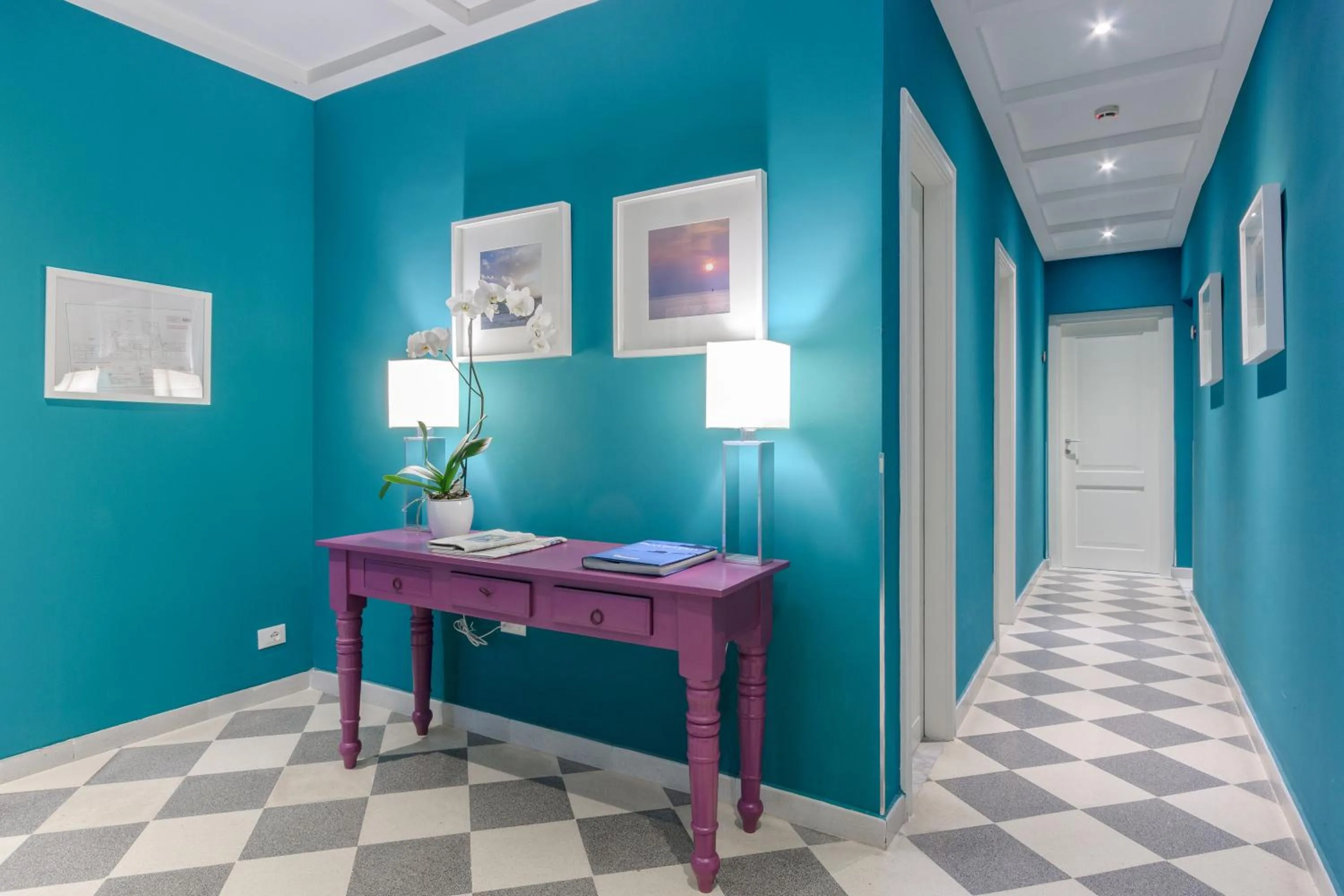 Decorative detail in Hotel Moderno