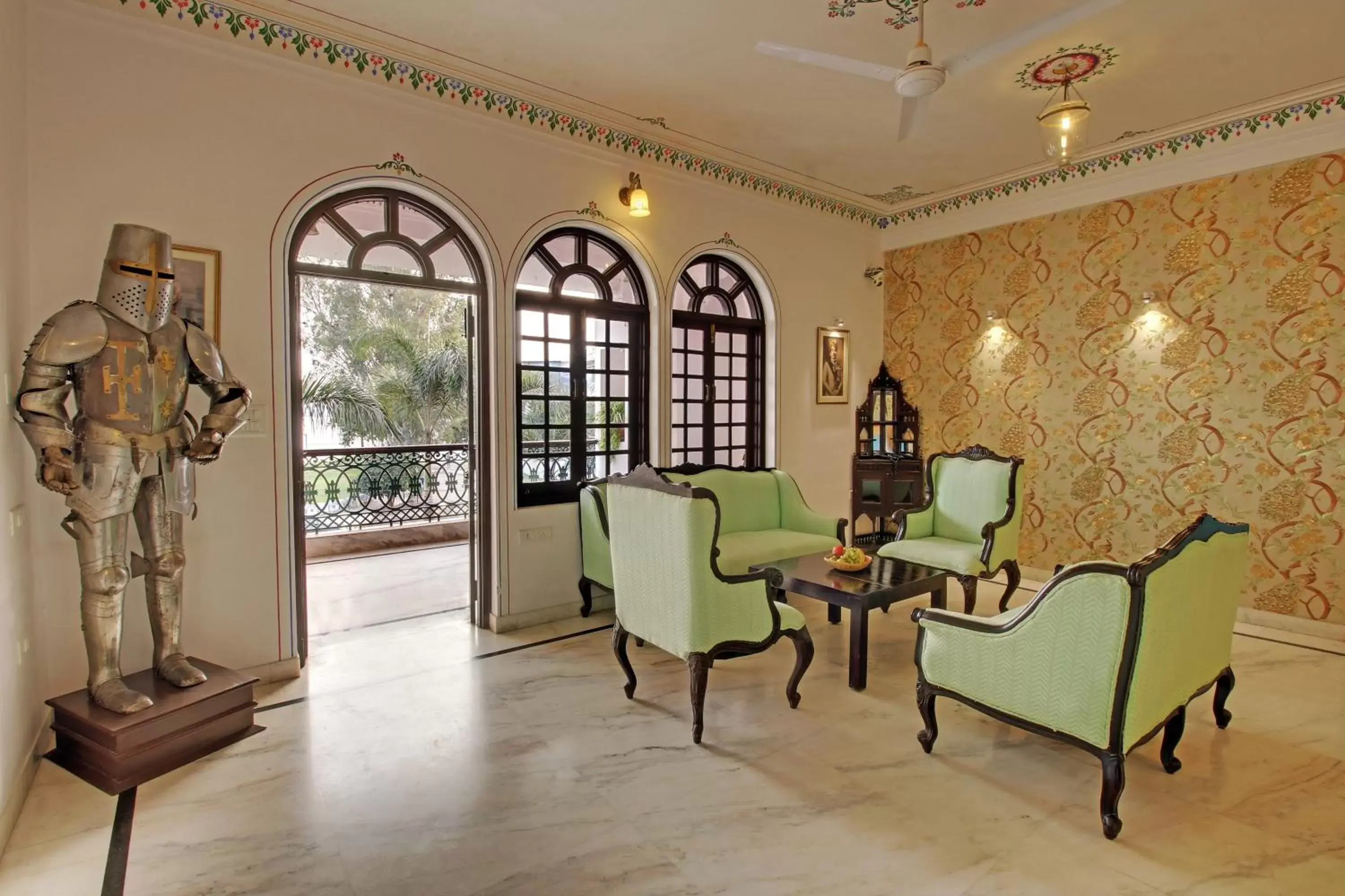 Living room in Panna Vilas - A Lake Facing Boutique Hotel Living room in Panna Vilas - A Lake Facing Boutique Hotel