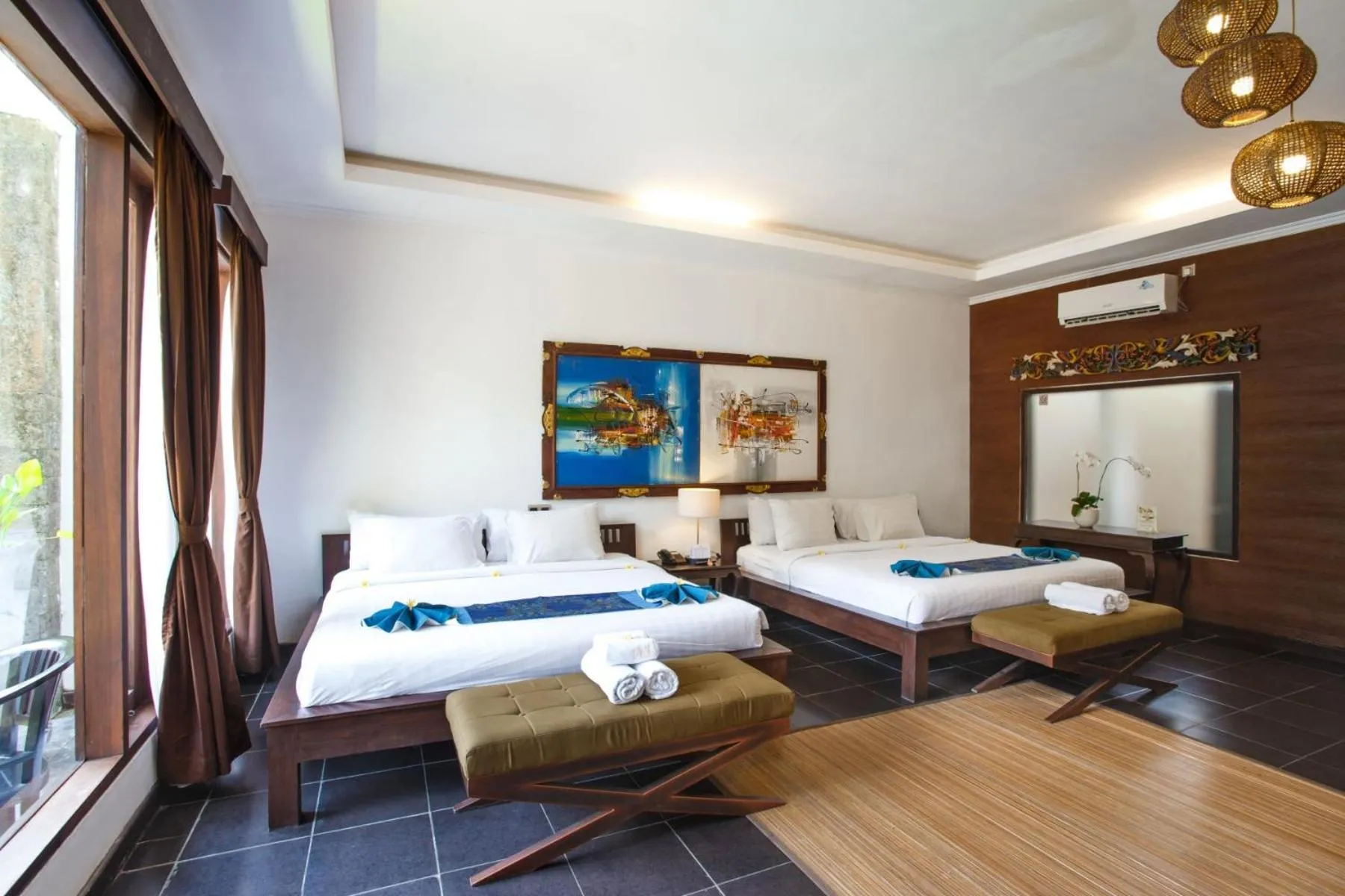 Bed in Ubud Raya Boutique Hotel