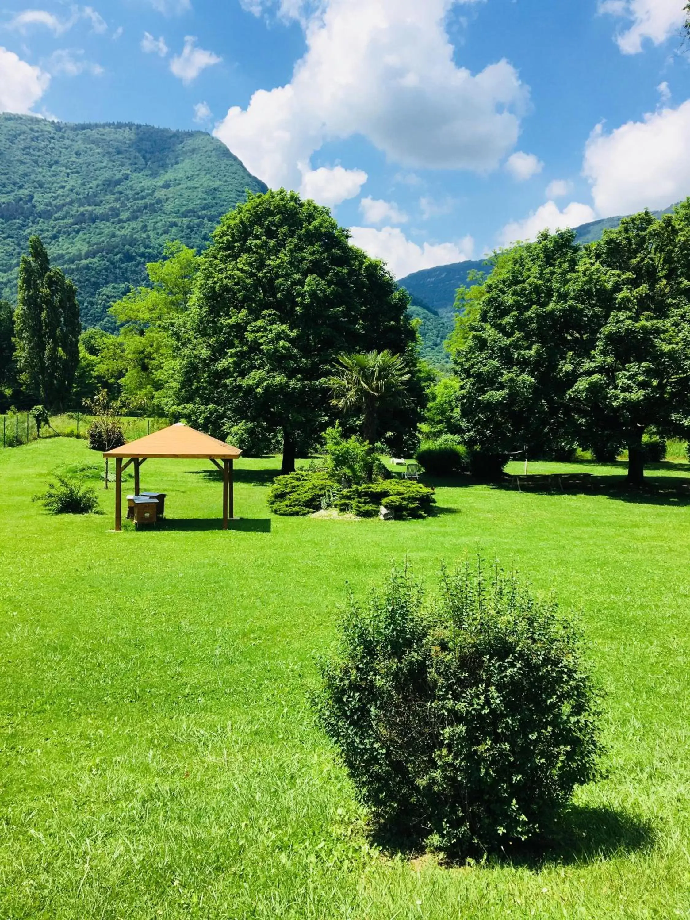 Natural landscape, Garden in Novotel Grenoble Nord Voreppe