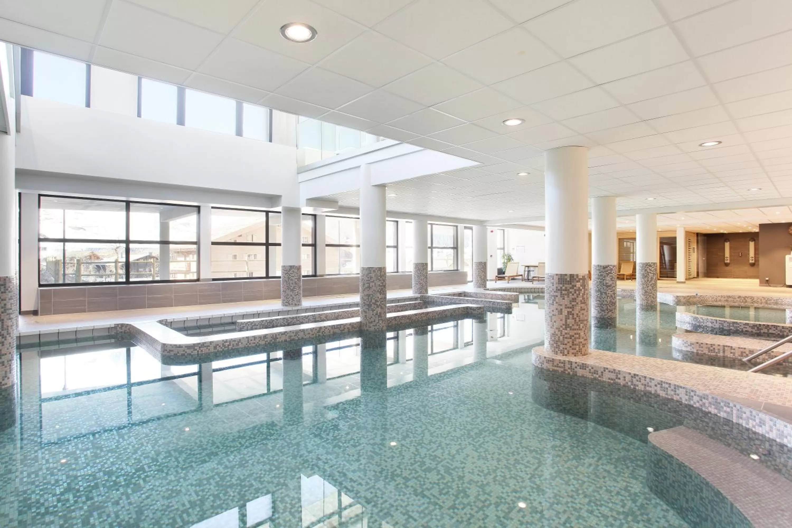 Spa and wellness centre/facilities in Hôtel et Spa Le Chamois by Odalys