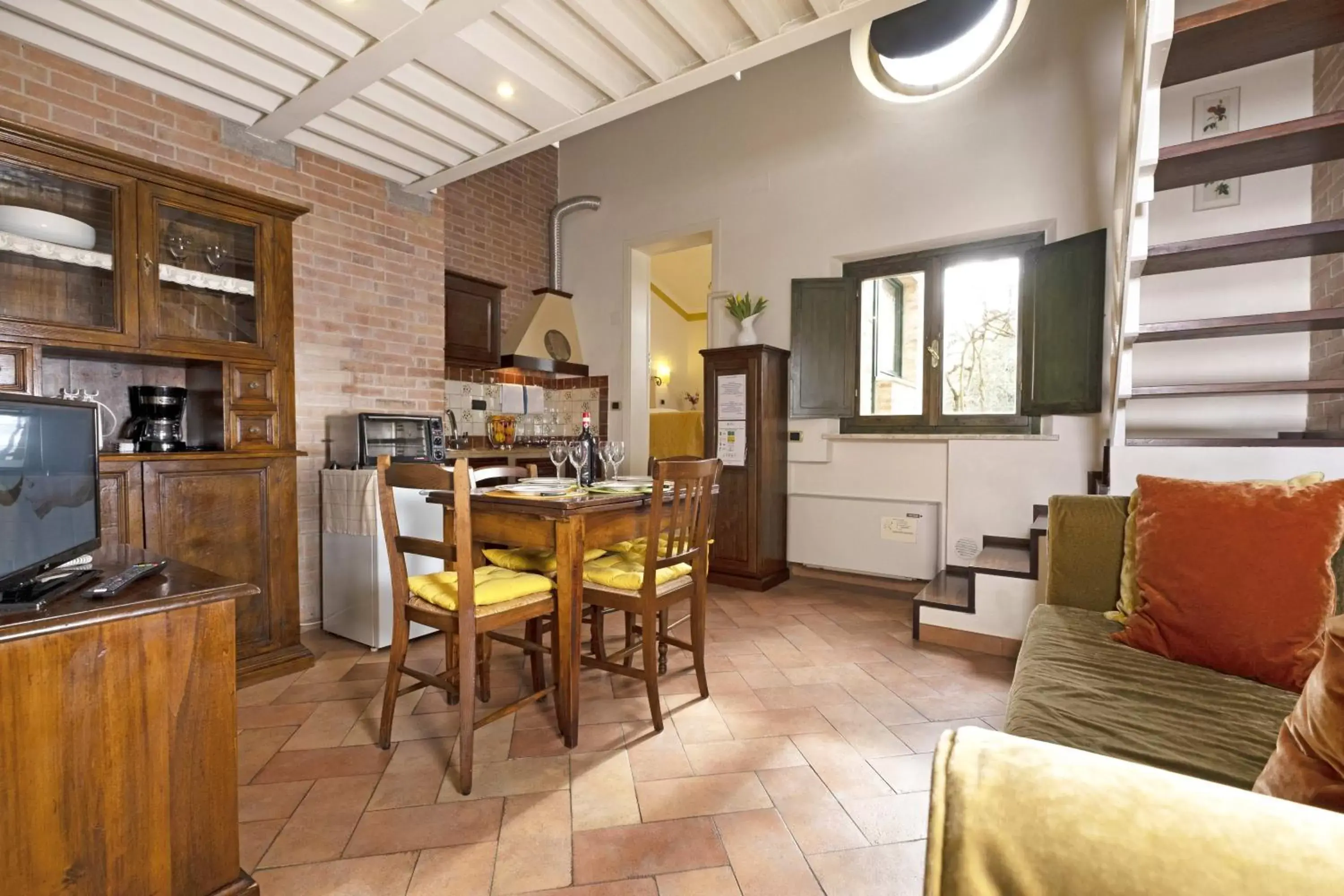 Living room, Dining Area in Borgo Grondaie