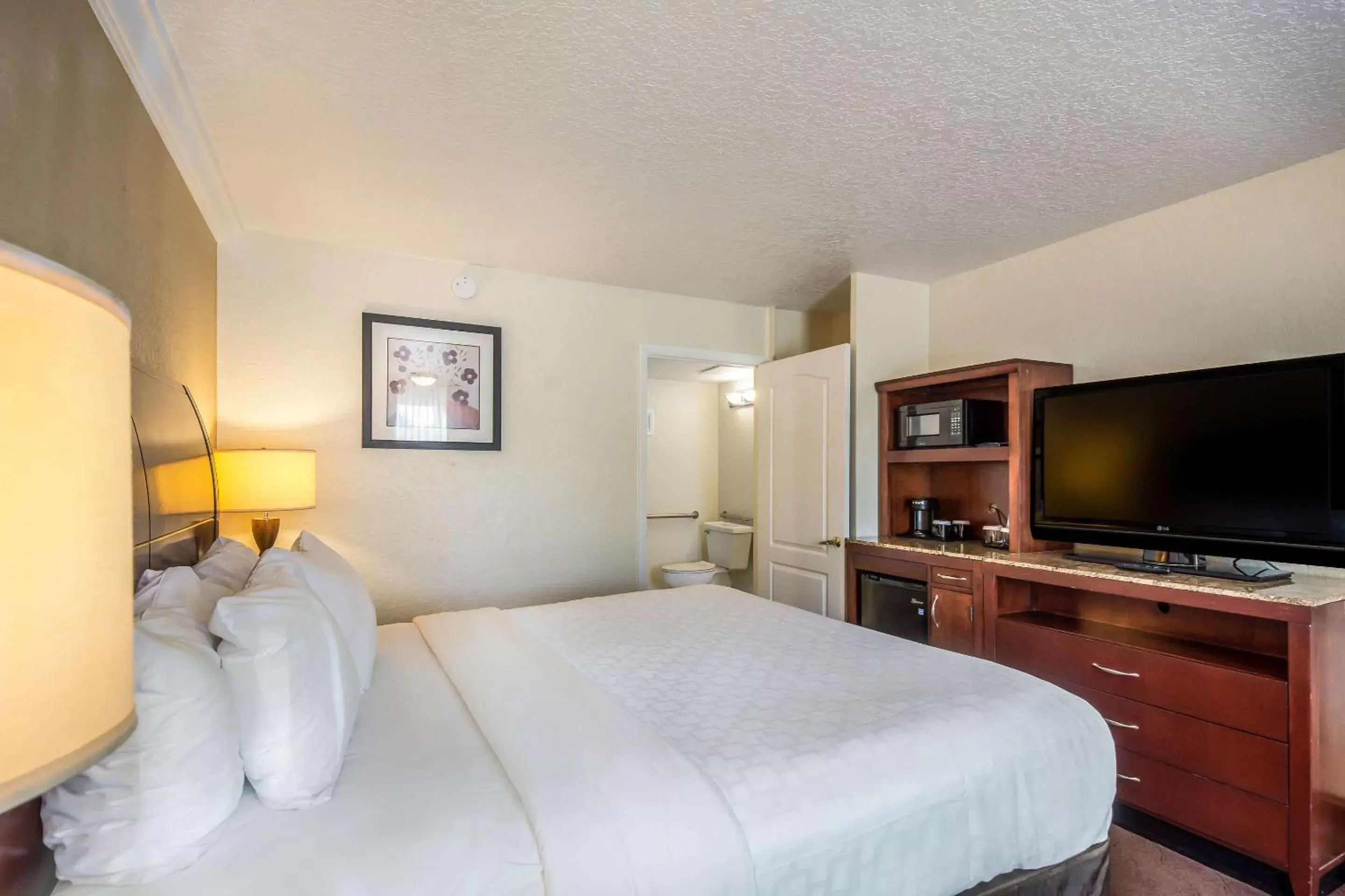 Photo of the whole room, Bed in Clarion Inn & Suites Central Clearwater Beach