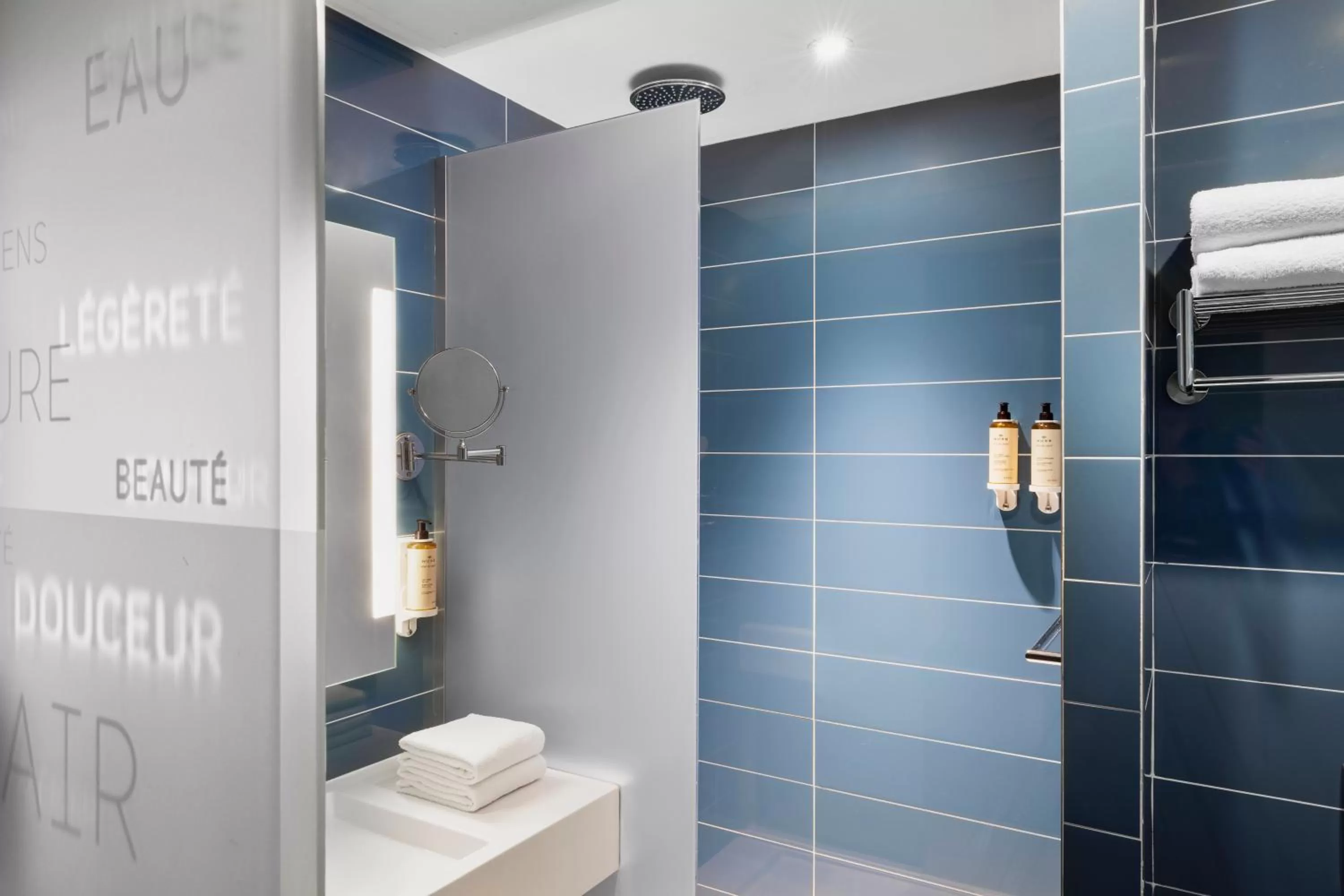 Shower in Mercure Paris Gare du Nord