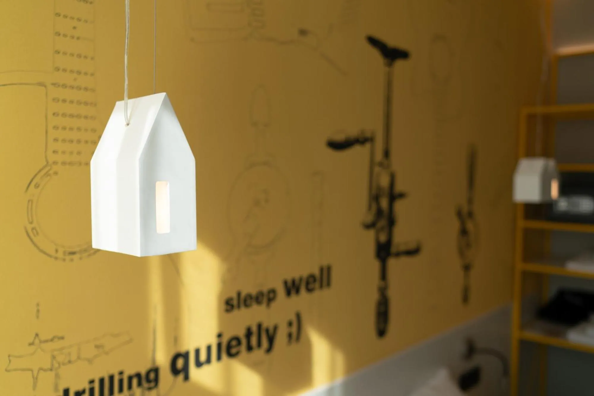 Decorative detail in Ibis Styles Sibiu Arsenal