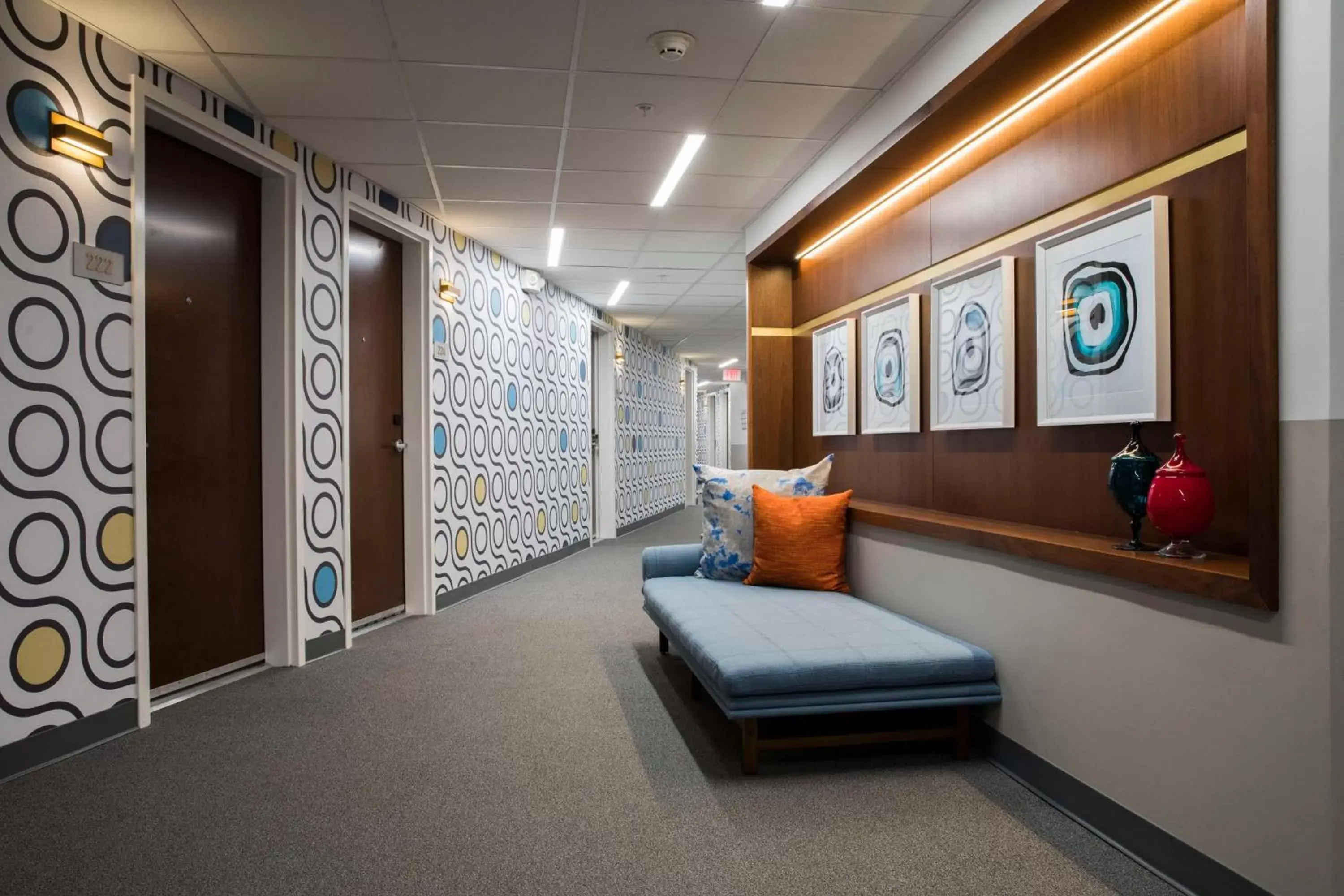 Queen Room with Roll-In Shower - Mobility Accessibility in Unscripted Durham, Part of JDV by Hyatt Queen Room with Roll-In Shower - Mobility Accessibility in Unscripted Durham, Part of JDV by Hyatt