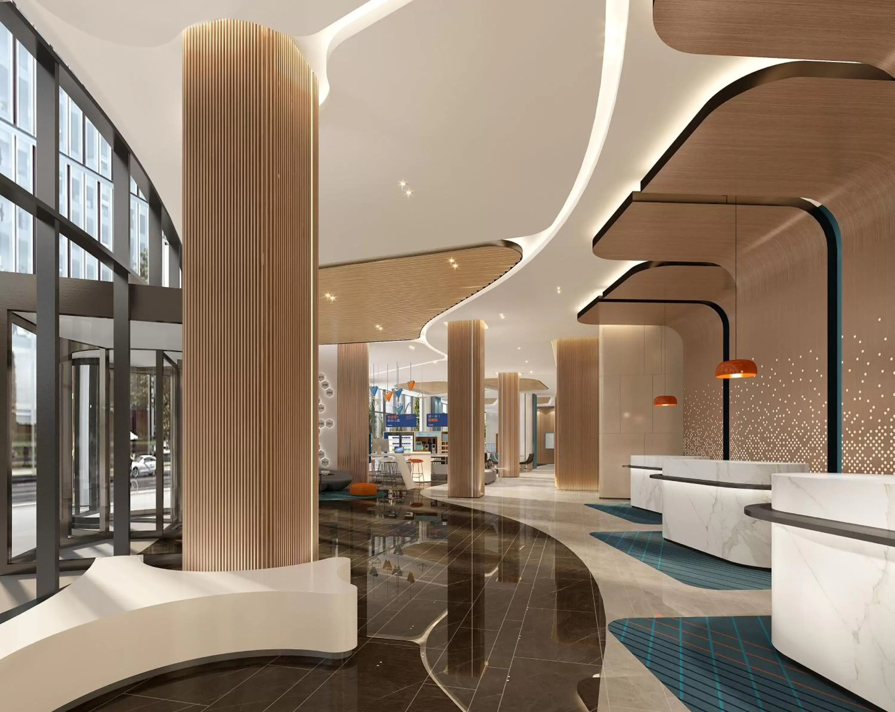 Property building in Holiday Inn Express Shanghai Pudong Zhangjiang, an IHG Hotel