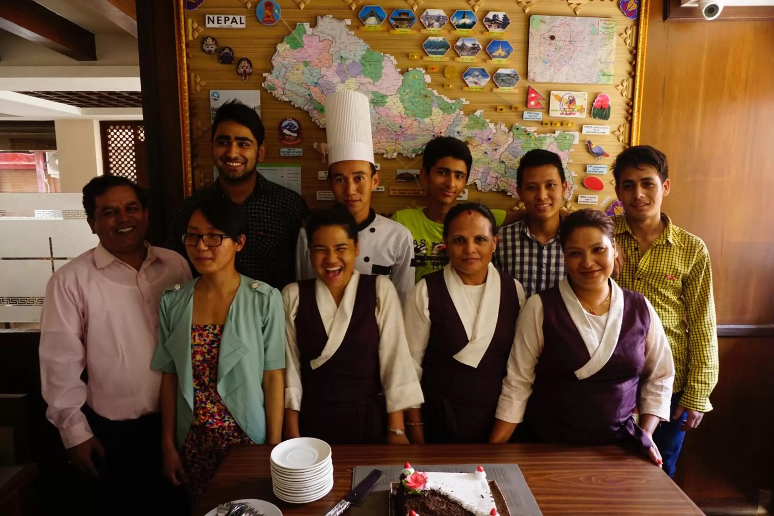 Staff in Hotel Everest Nepal