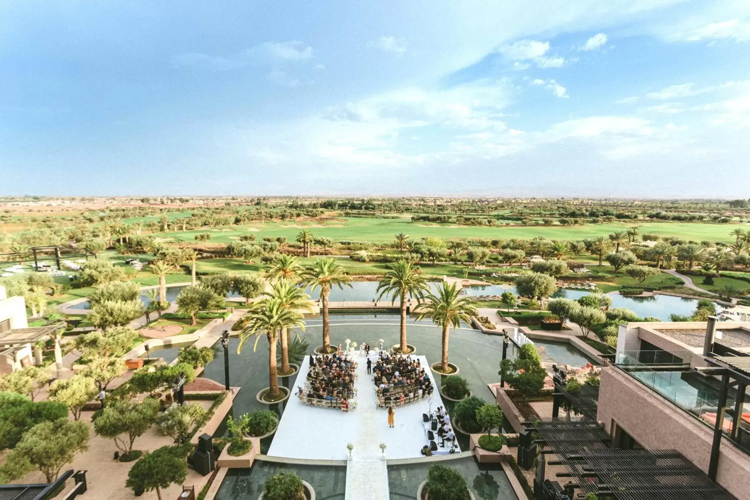 Bird's eye view, Bird's-eye View in Fairmont Royal Palm Marrakech