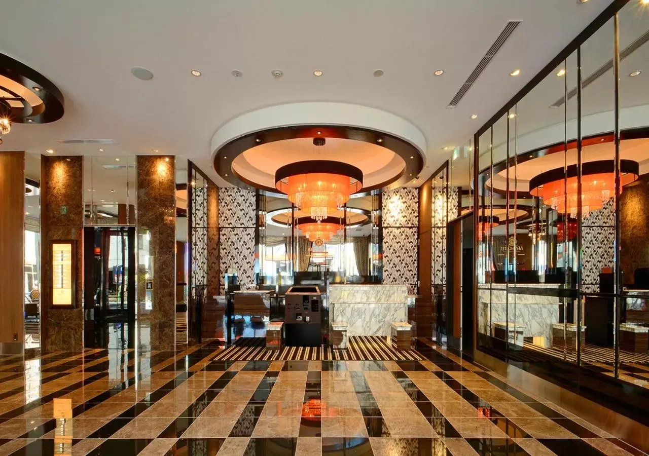 Lobby or reception in APA Hotel Kagoshima Tenmonkan Lobby or reception in APA Hotel Kagoshima Tenmonkan