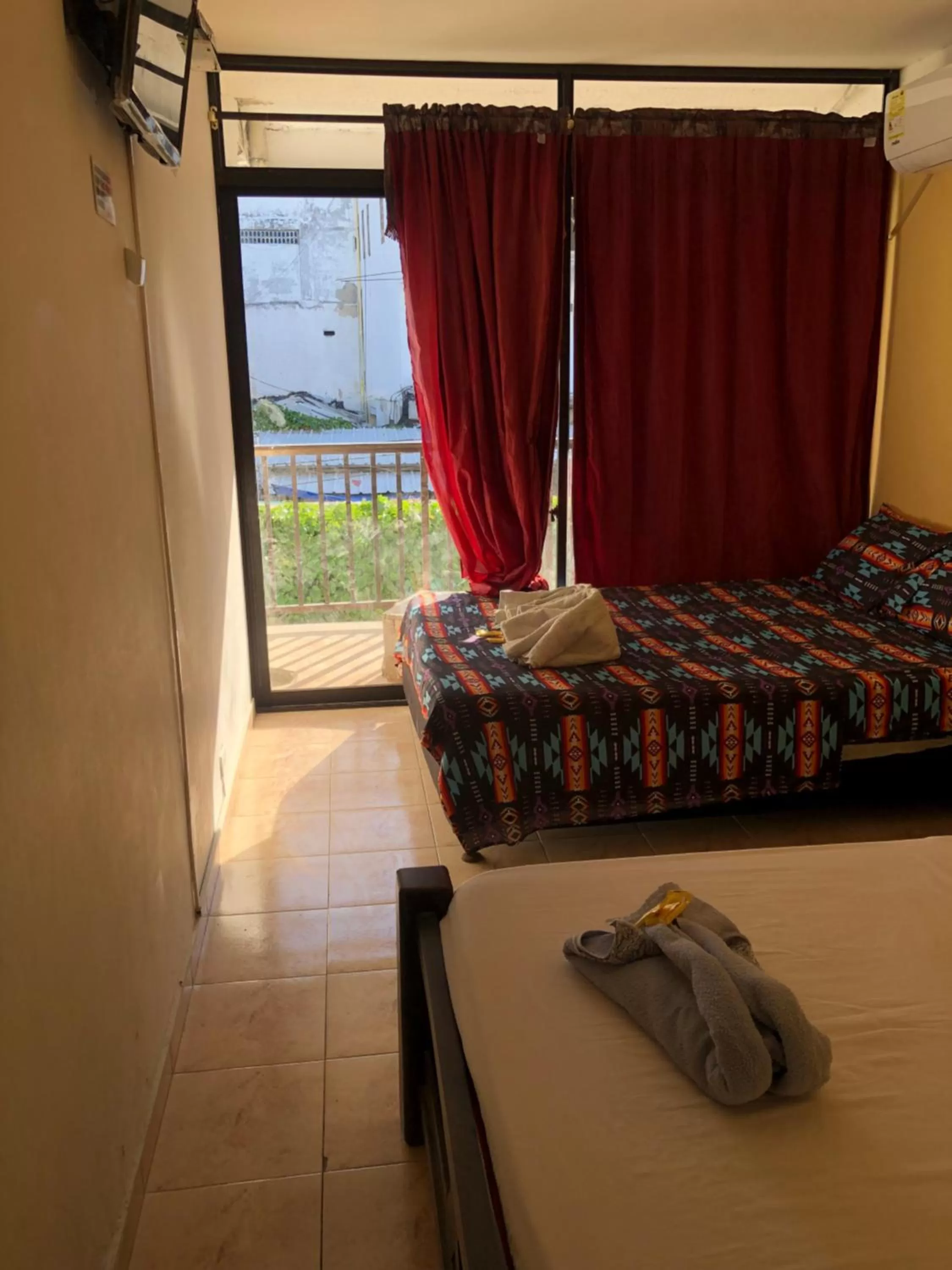 Balcony/Terrace, Bed in Posada Casamar 2