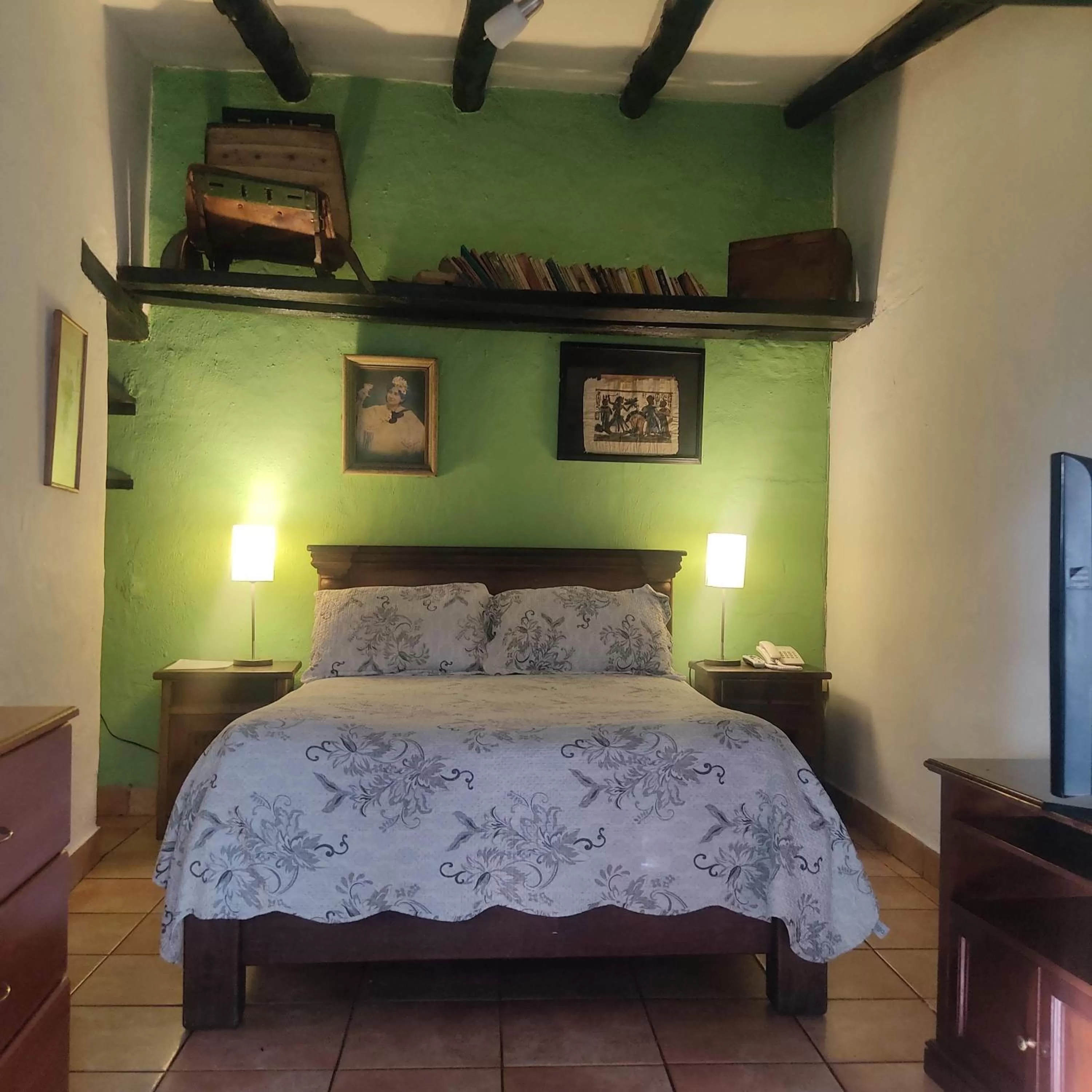 Bed in Posada Cafe La Huerta