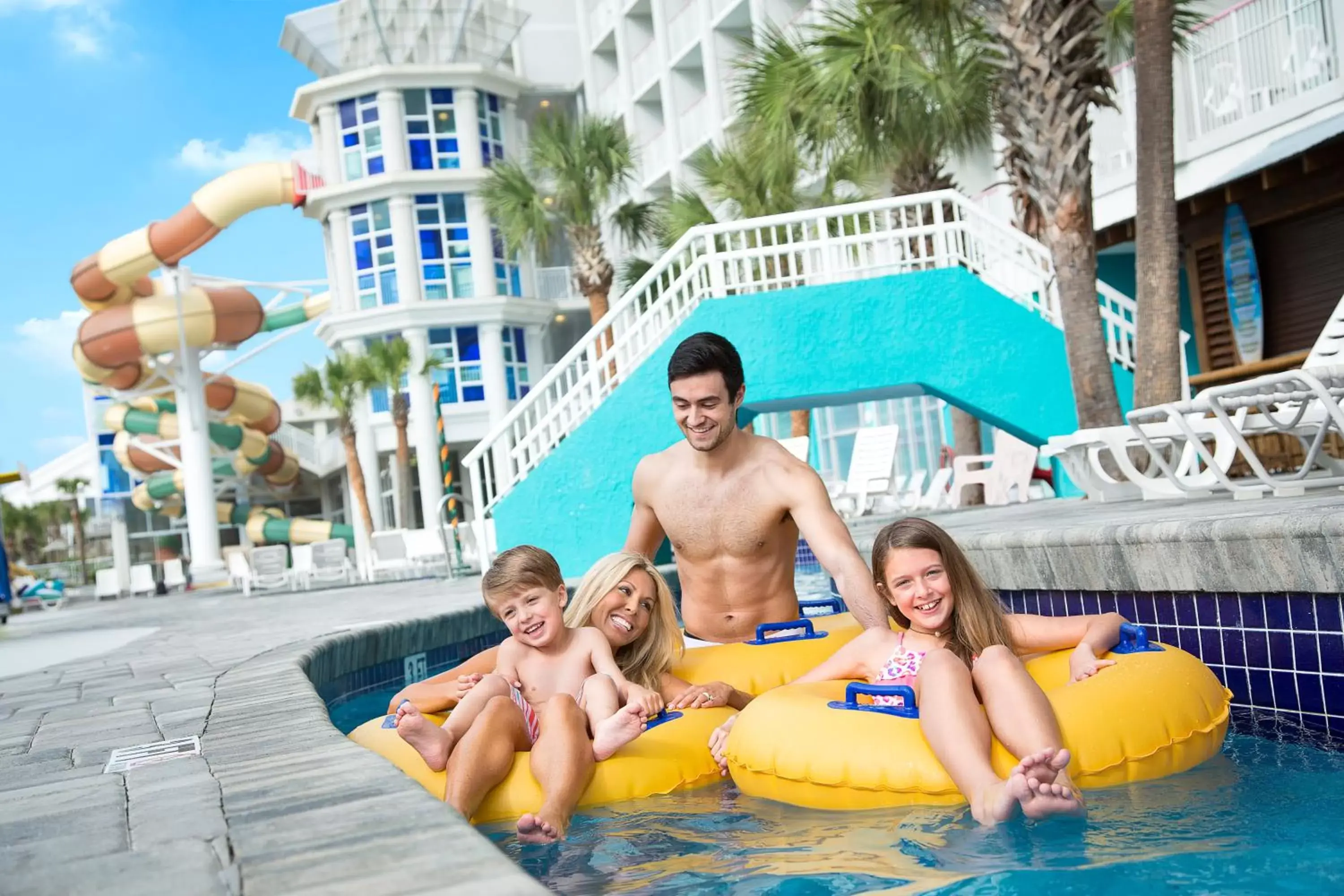 Swimming Pool in Crown Reef Beach Resort and Waterpark