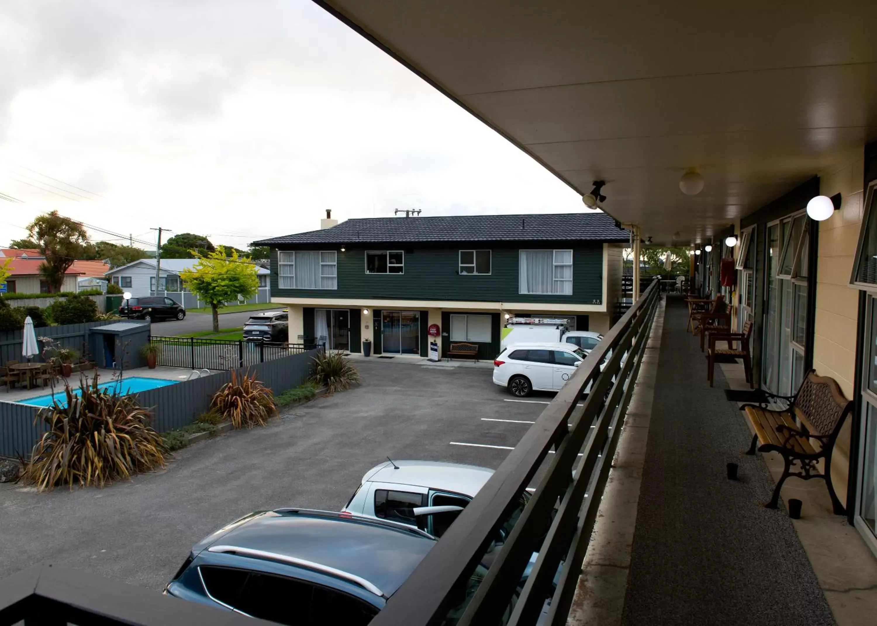 Balcony/Terrace in Kapiti Gateway Motel