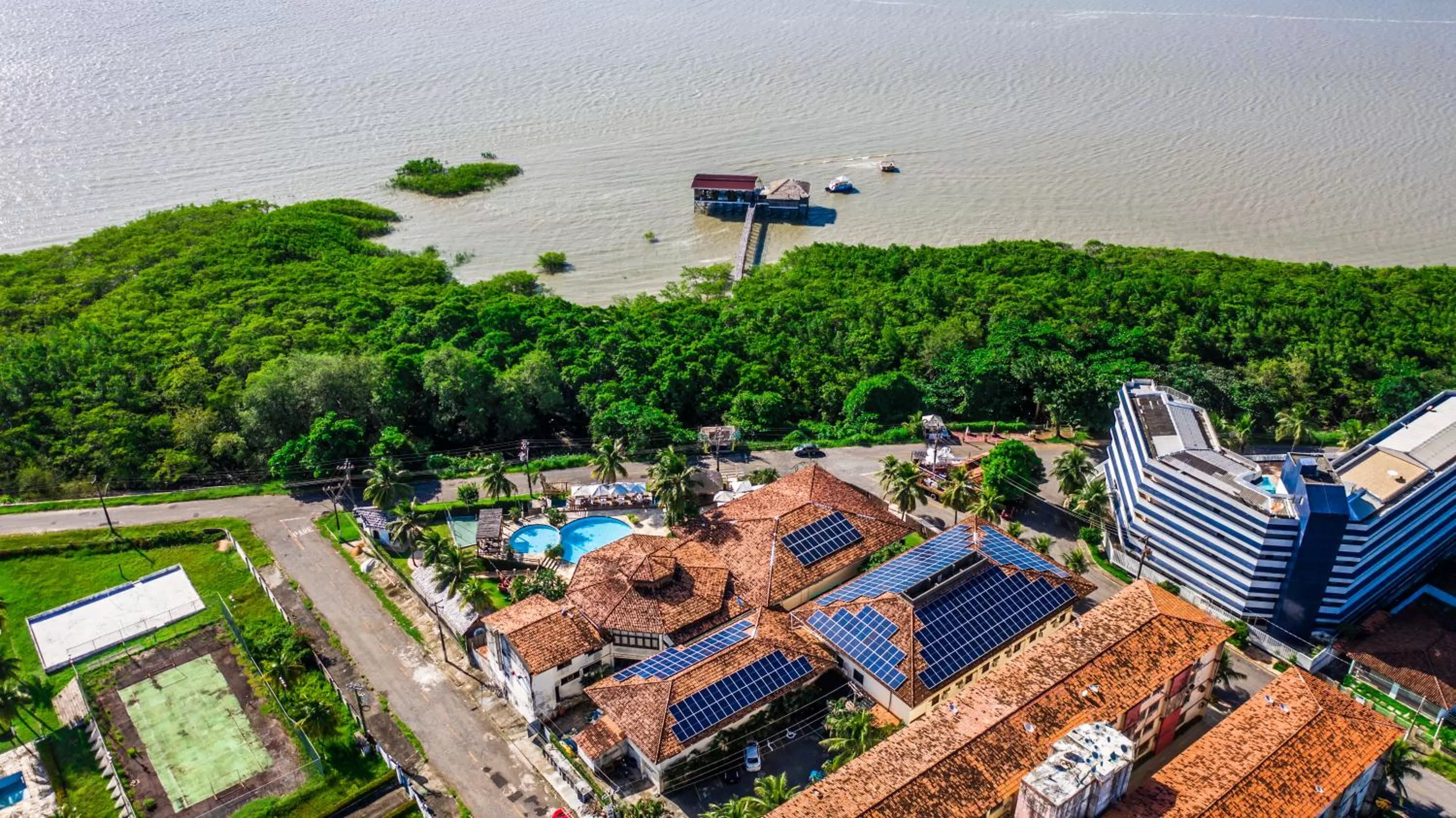 Bird's-eye View in Hotel Solar