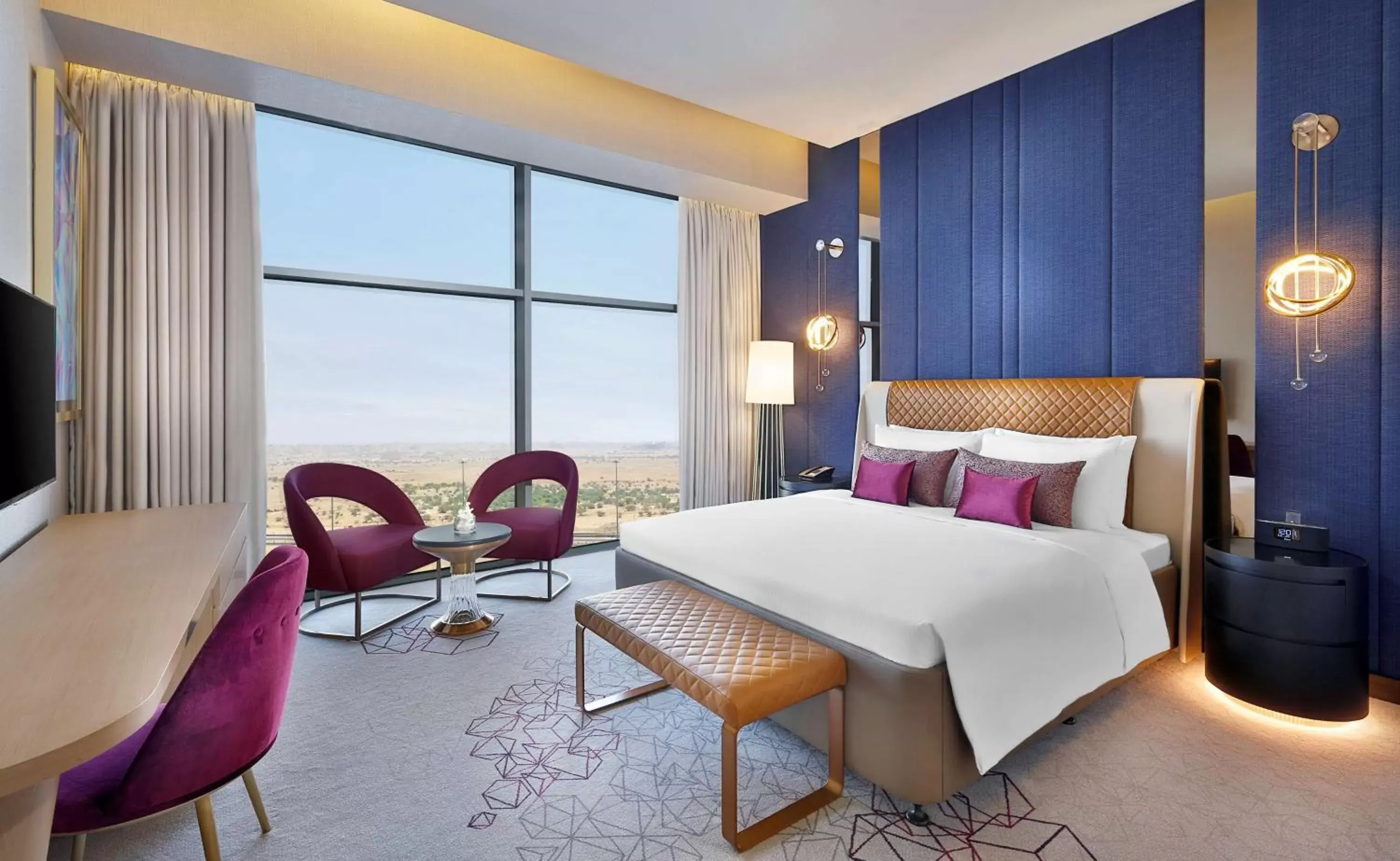 Bed in AlRayyan Hotel Doha, Curio Collection by Hilton