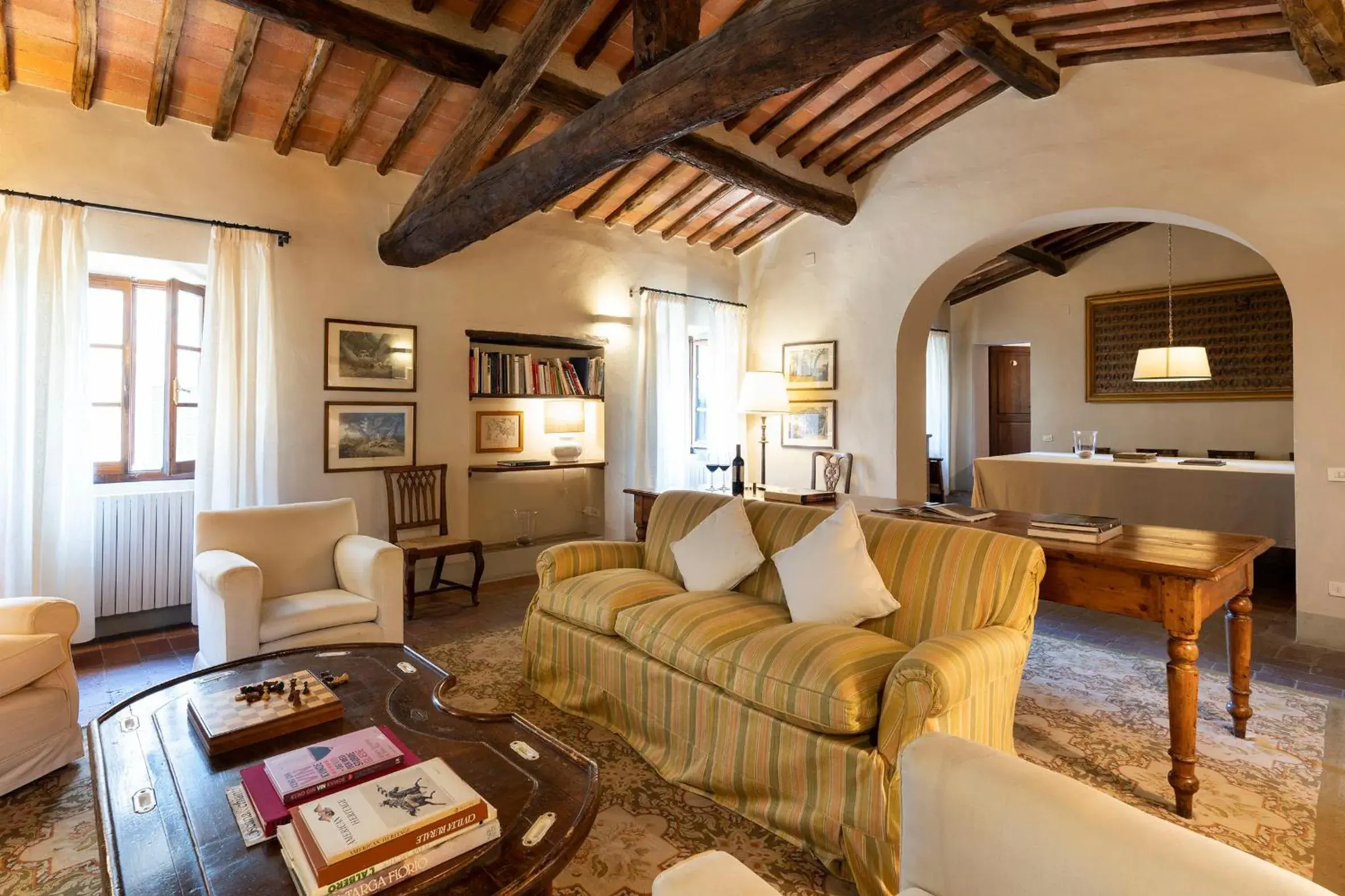 Communal lounge/ TV room, Seating Area in Castello di Fonterutoli Wine Resort