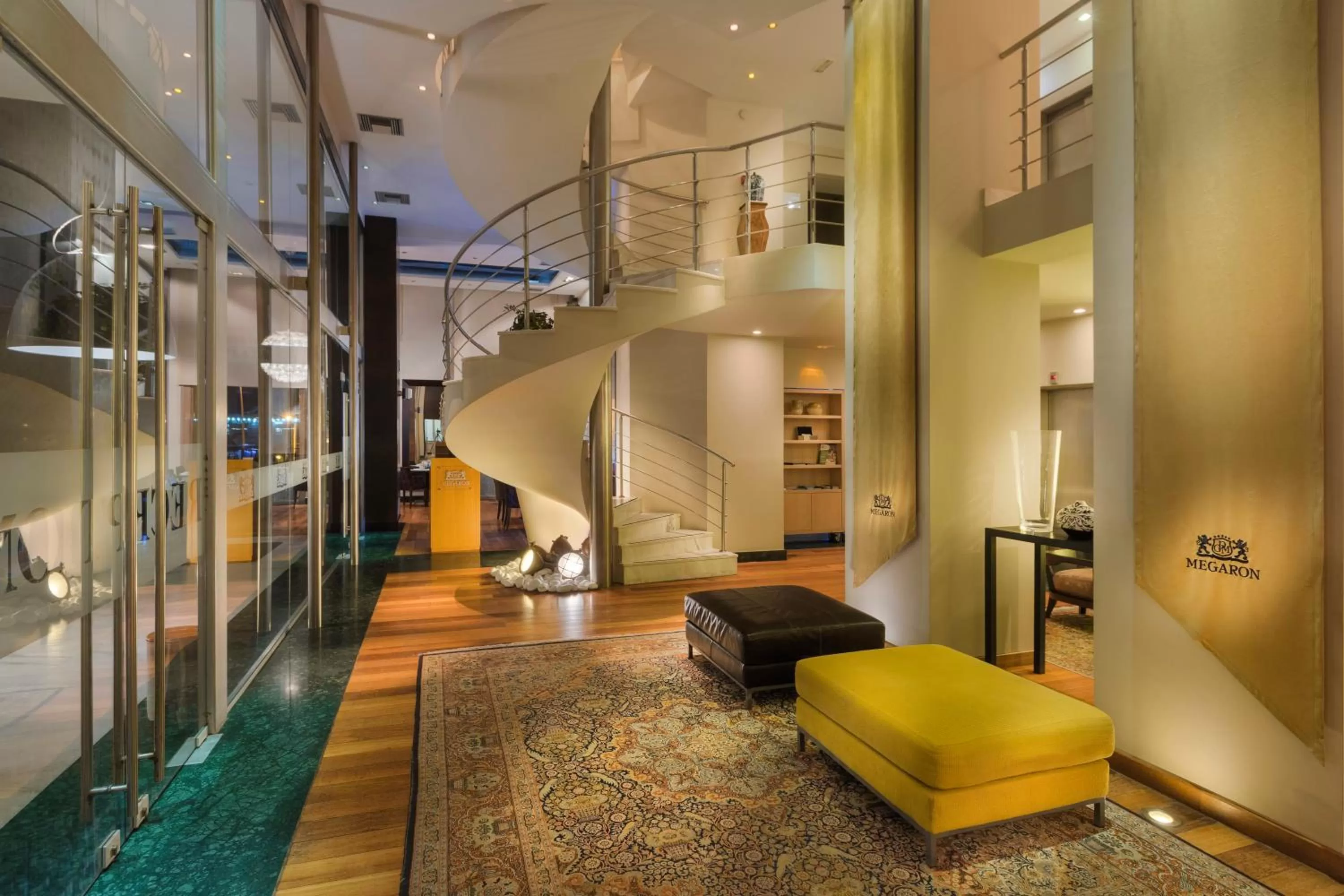 Lobby or reception in GDM Megaron, Historical Monument Hotel