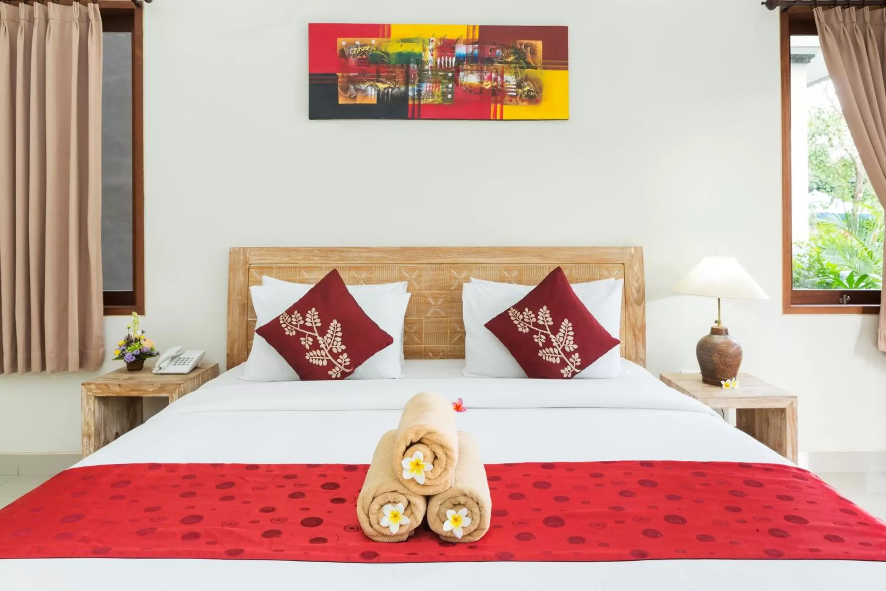 Bedroom, Bed in Kiskenda Cottages & Restaurant
