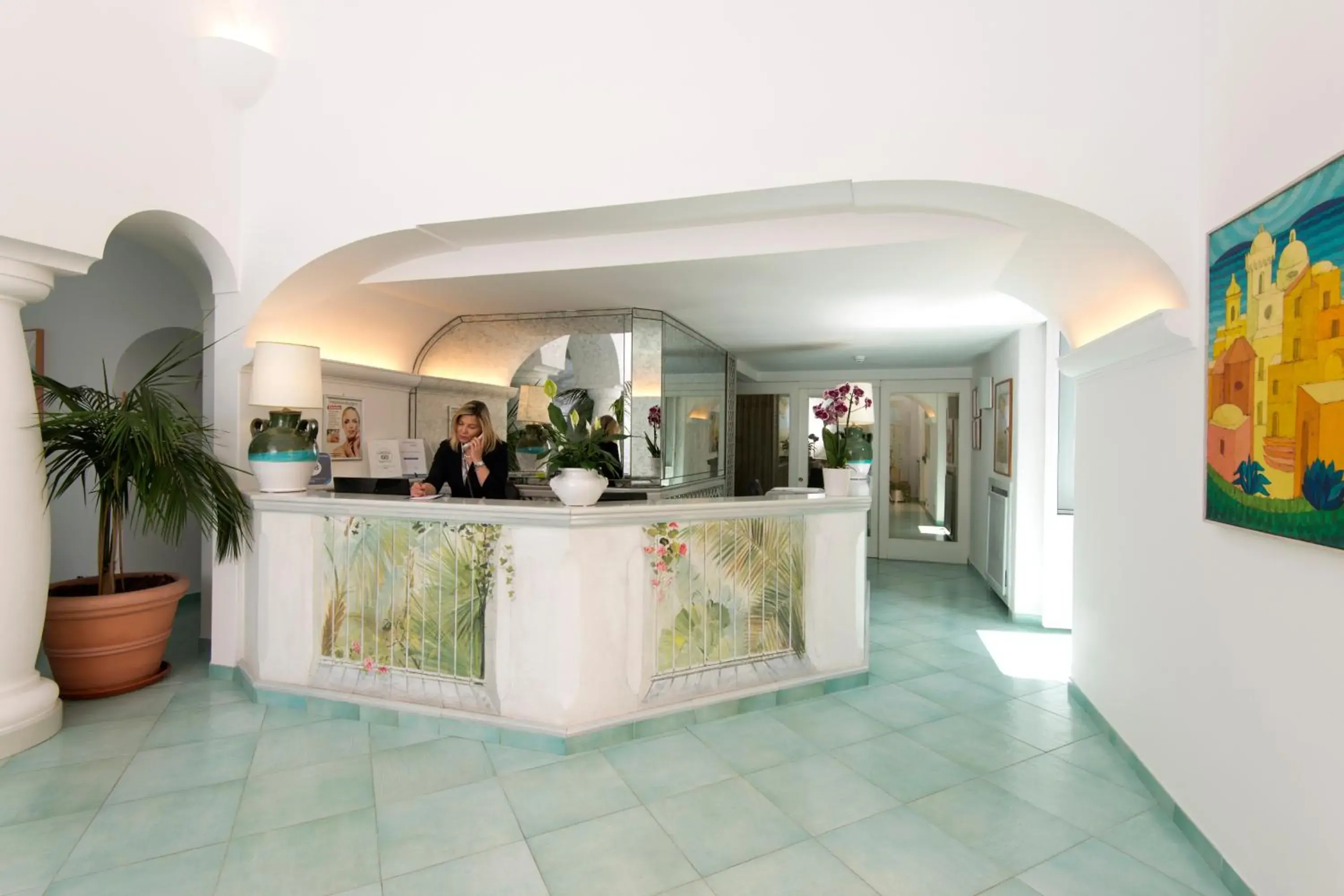 Lobby or reception in Hotel Floridiana Terme