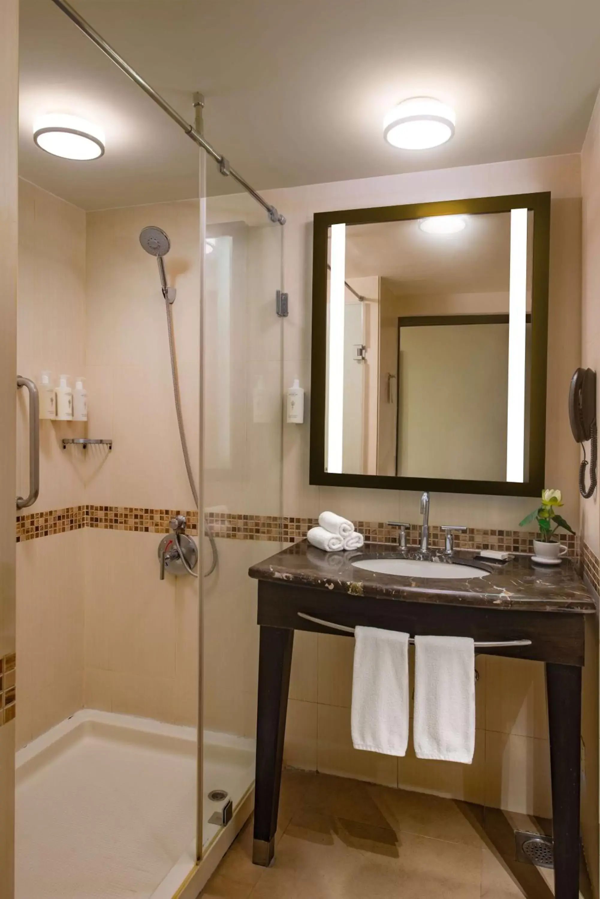 Bathroom in Hampton by Hilton Vadodara-Alkapuri