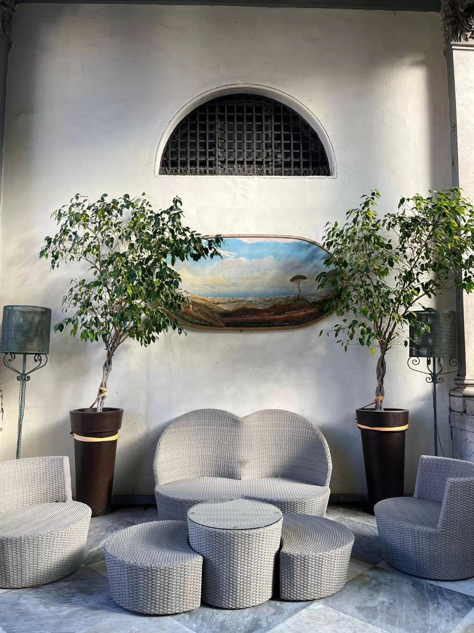 Balcony/Terrace in B&B Art Suite Santa Brigida