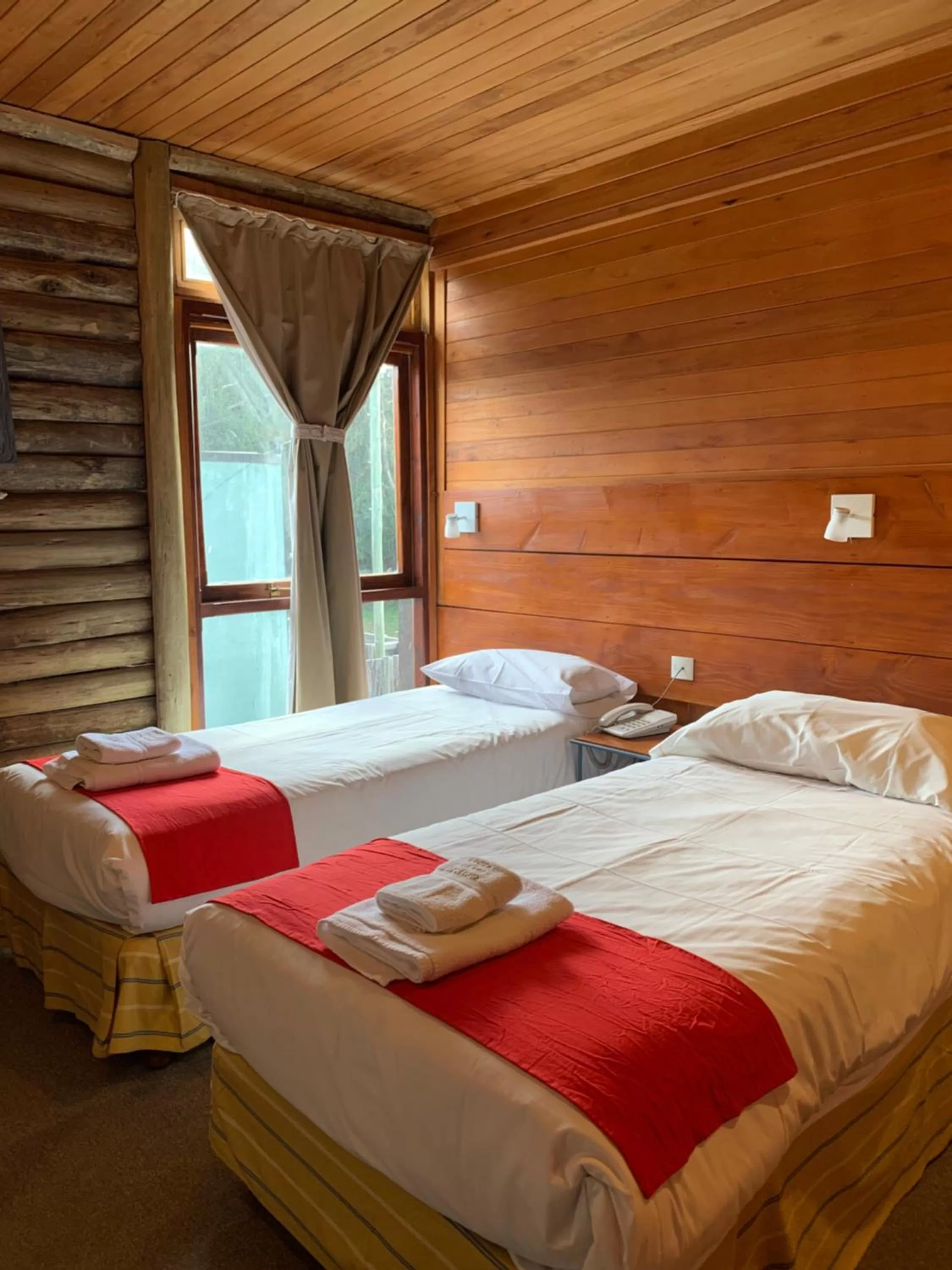 Bed in Hosteria Posta de los Colonos