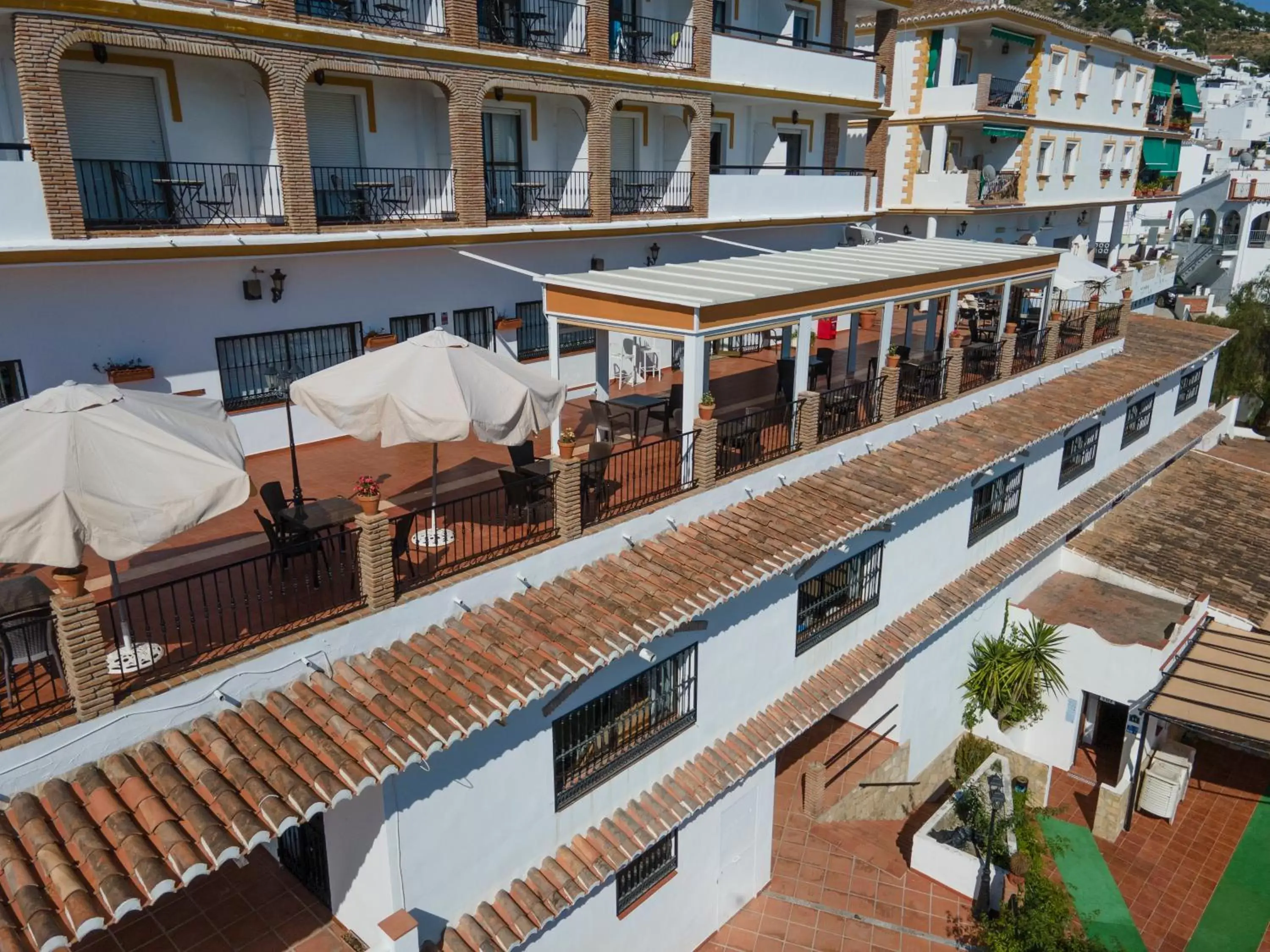 Balcony/Terrace in Hotel y Bungalows Balcón de Competa